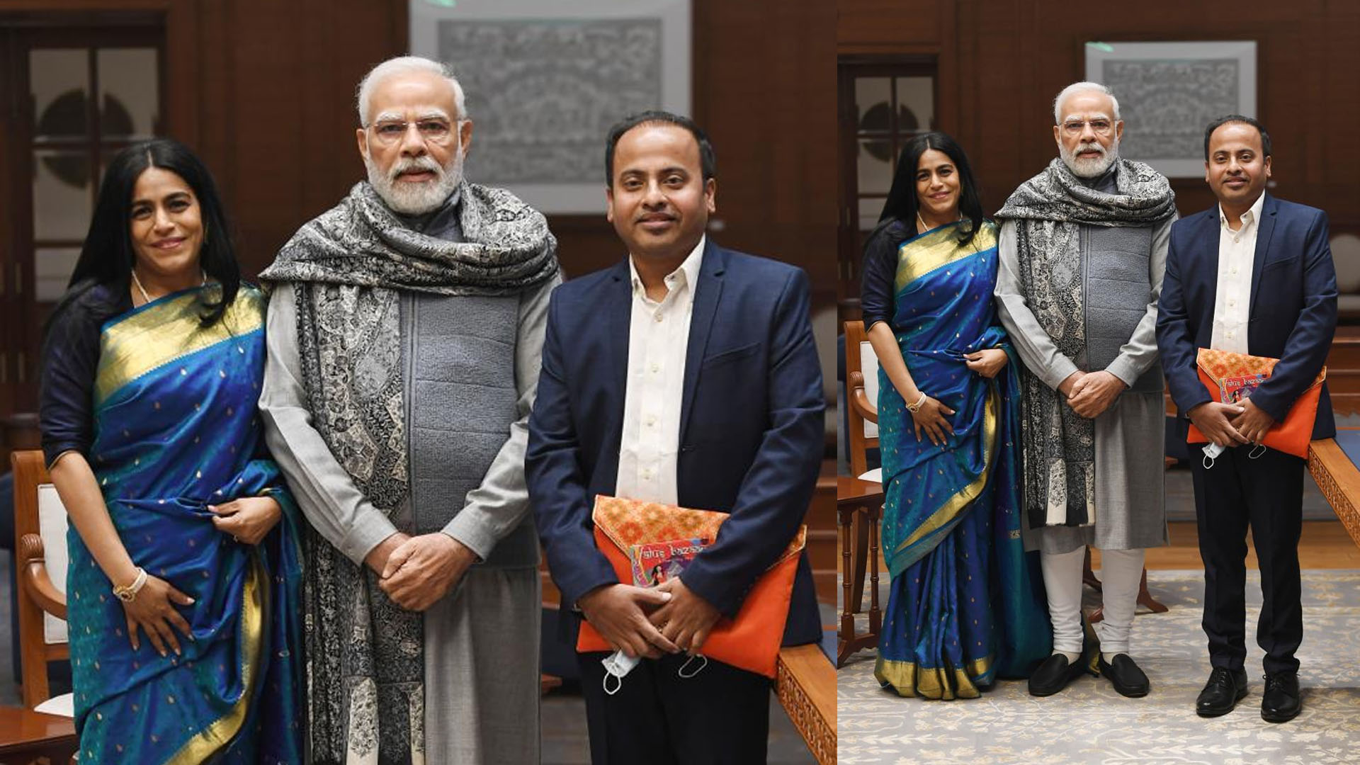 2022 Grammy®️ Award-Winner Falu meets PM Narendra Modi