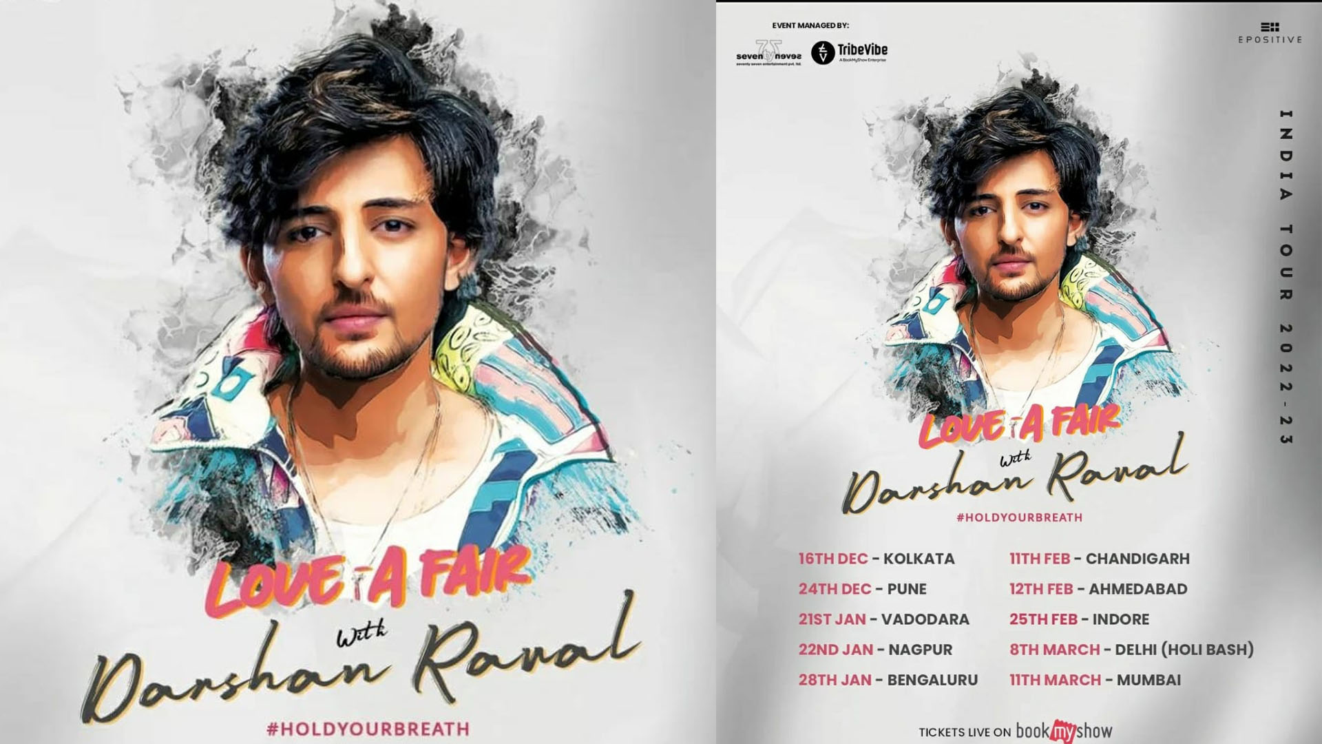 Darshan Raval announces ten-city tour starting with Kolkata on December 16th 2022