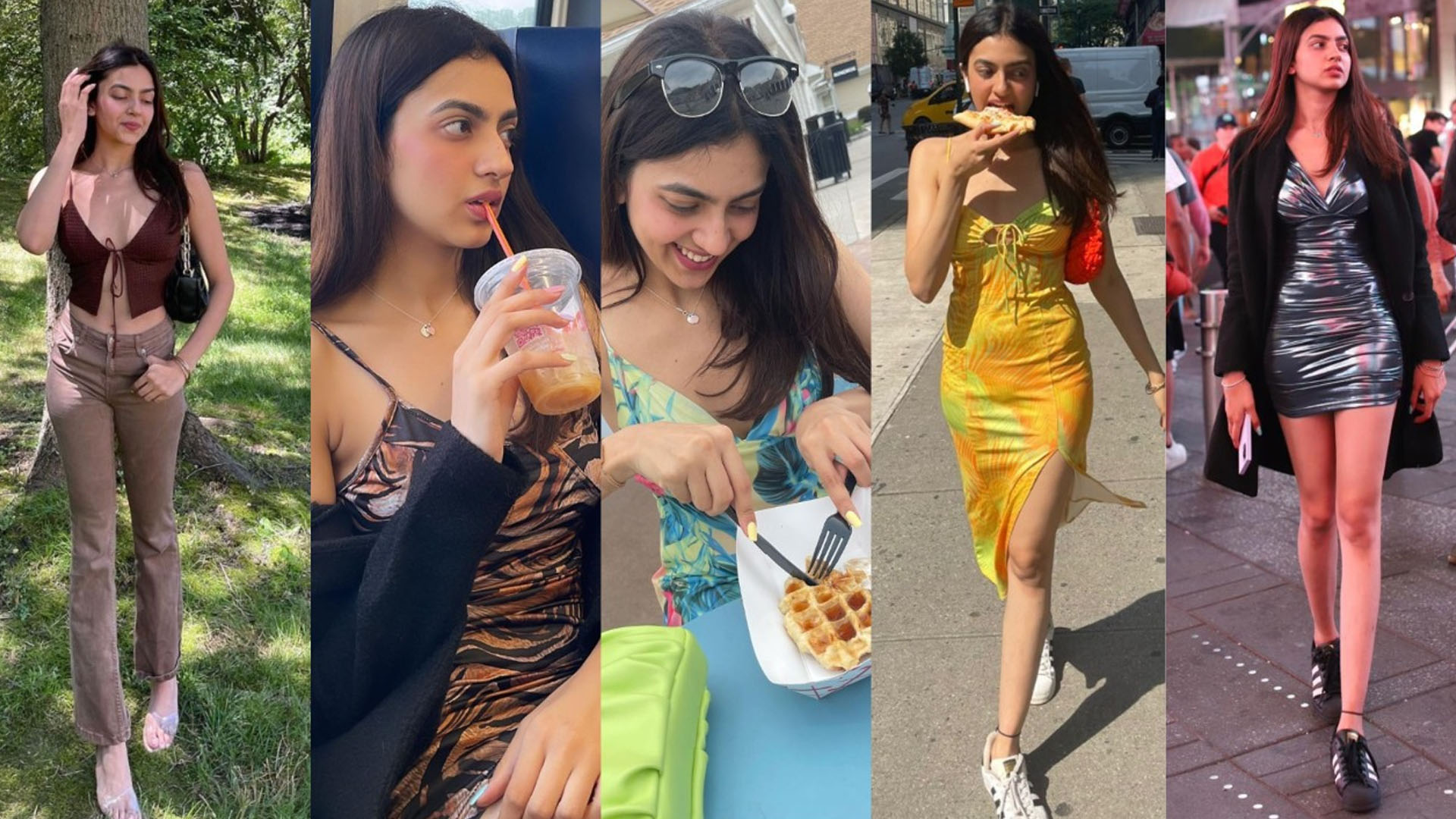 It’s Eat, Drink, Pose, and repeat kinda mood of actress Kashika Kapoor as she drops a photo dump from her recent trip to New York