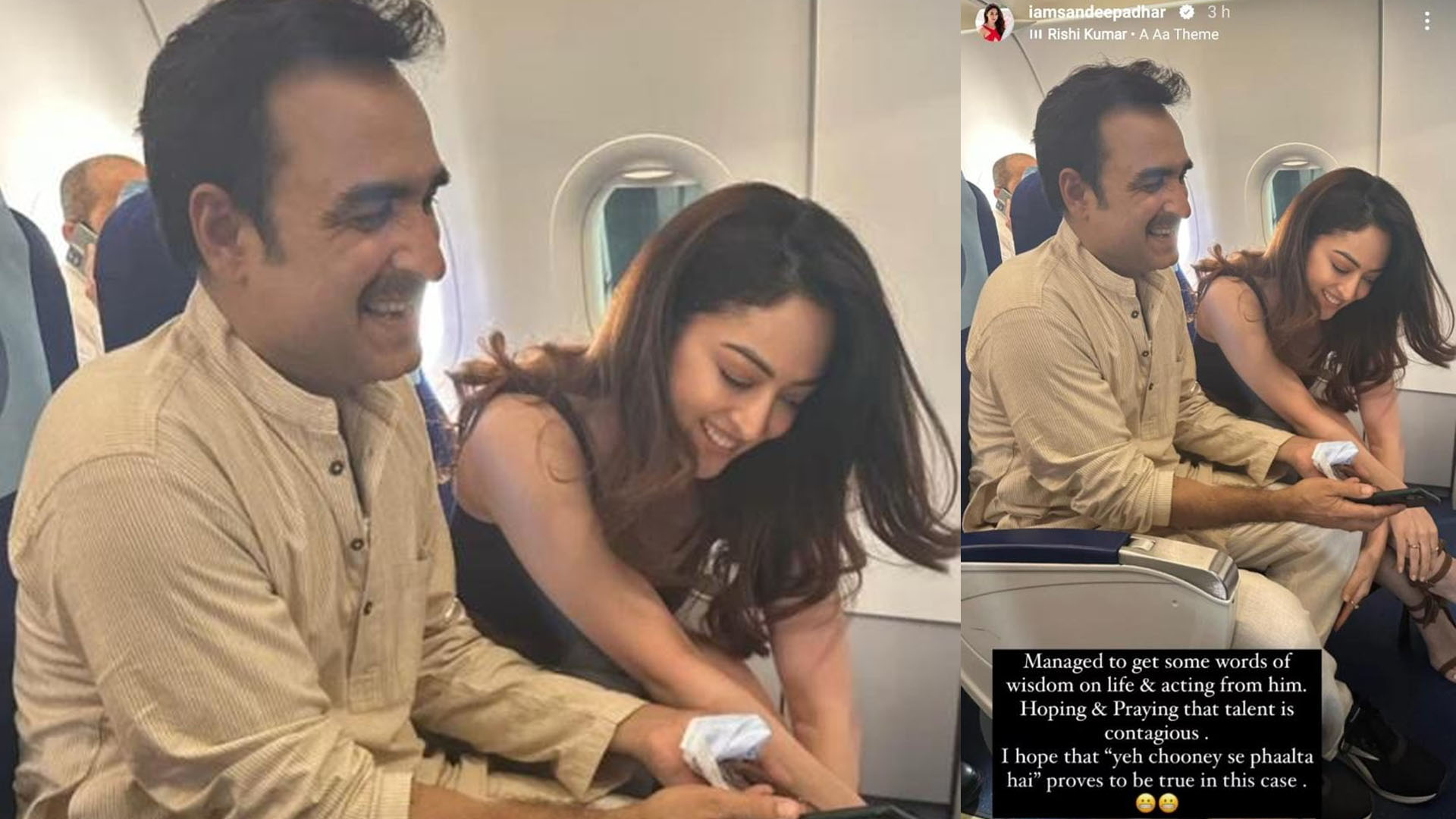 ‘Managed to get some words of wisdom on life and acting’, says actress Sandeepa Dhar on reuniting with Kaagaz co-star Pankaj Tripathi