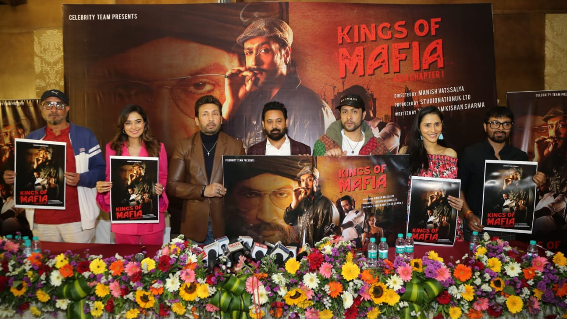 Actor Adam Saini Sekhar & Adhyayan Suman unveiled the poster for “The Kings of Mafia – Asia Chapter I”