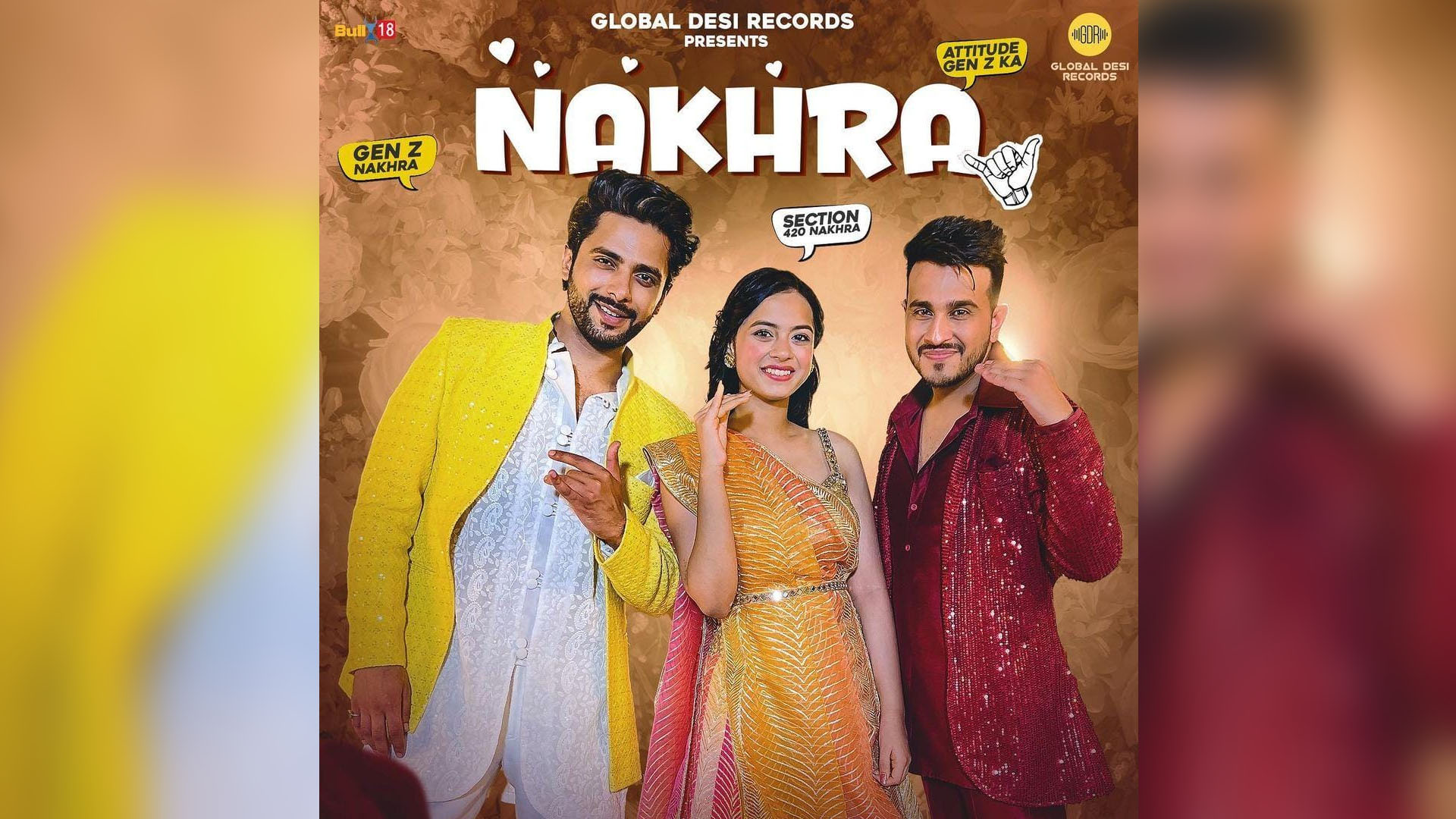 It seems like Global Desi Records is on the roll to get their listeners upbeat with their new Sizzling Wedding Anthem ‘Nakhra’ featuring Tanmay Ssingh, Nitanshi Goel and Vee Kapoor.