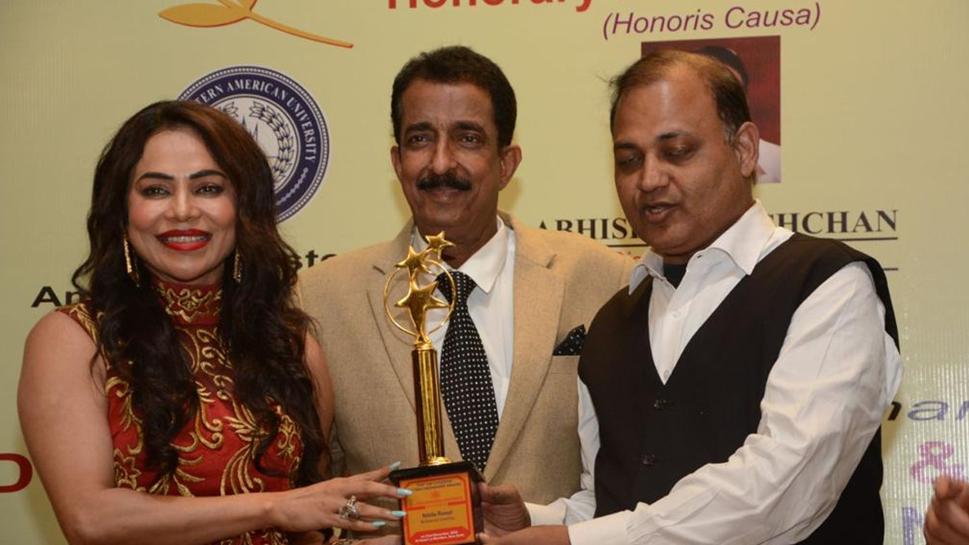 Nikita Rawal Recieved the Honorary Doctorate Award