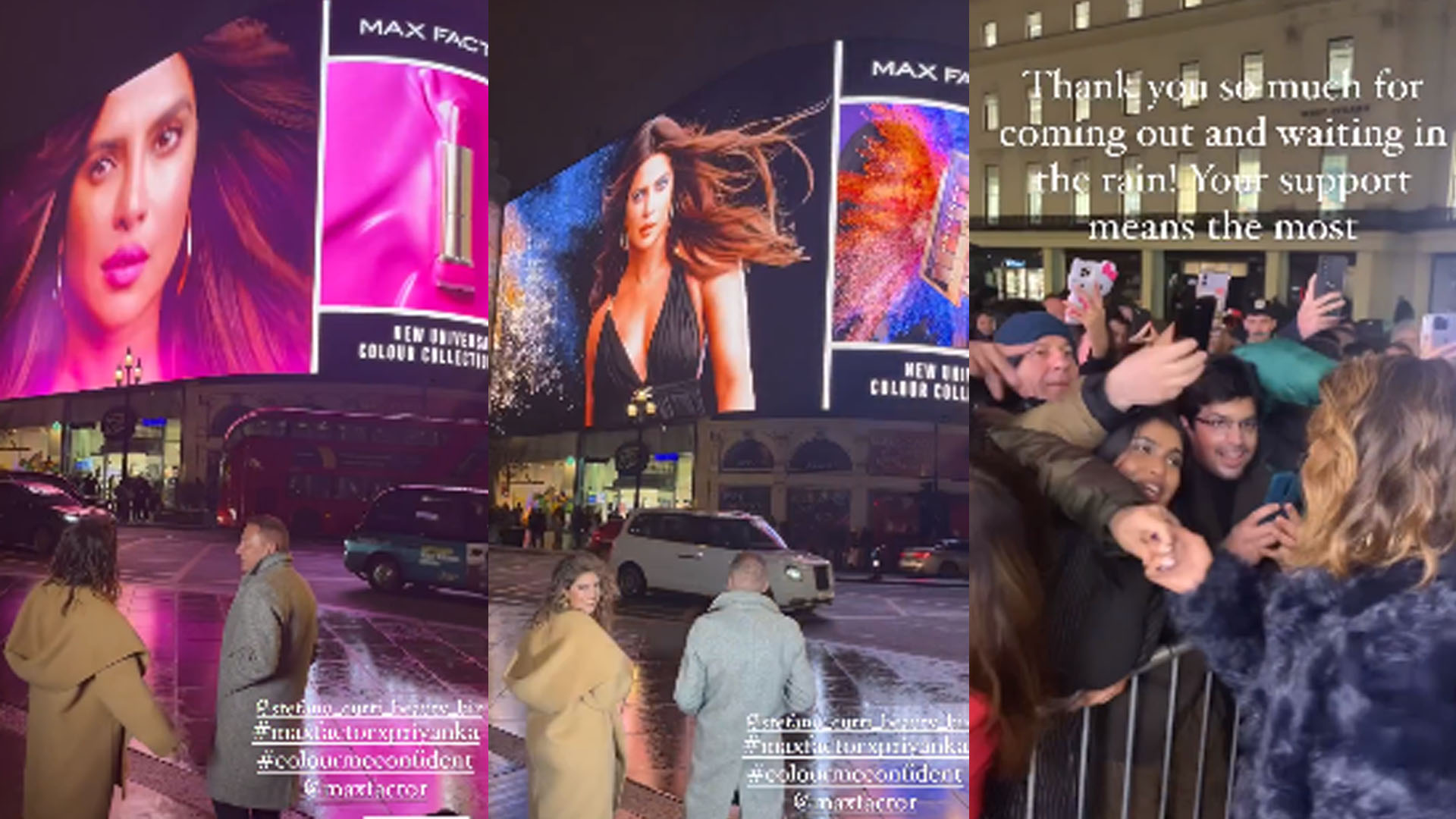 Global Icon Priyanka Chopra Jonas takes over billboard screens at Piccadilly Circus makes us proud yet Again