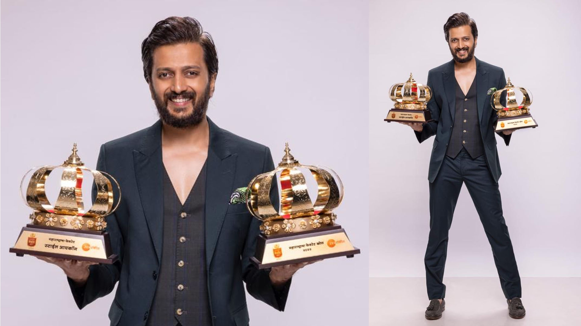 Riteish Deshmukh Bags Trendsetter Award at the ‘Maharashtracha Favorite Kaun’ Awards