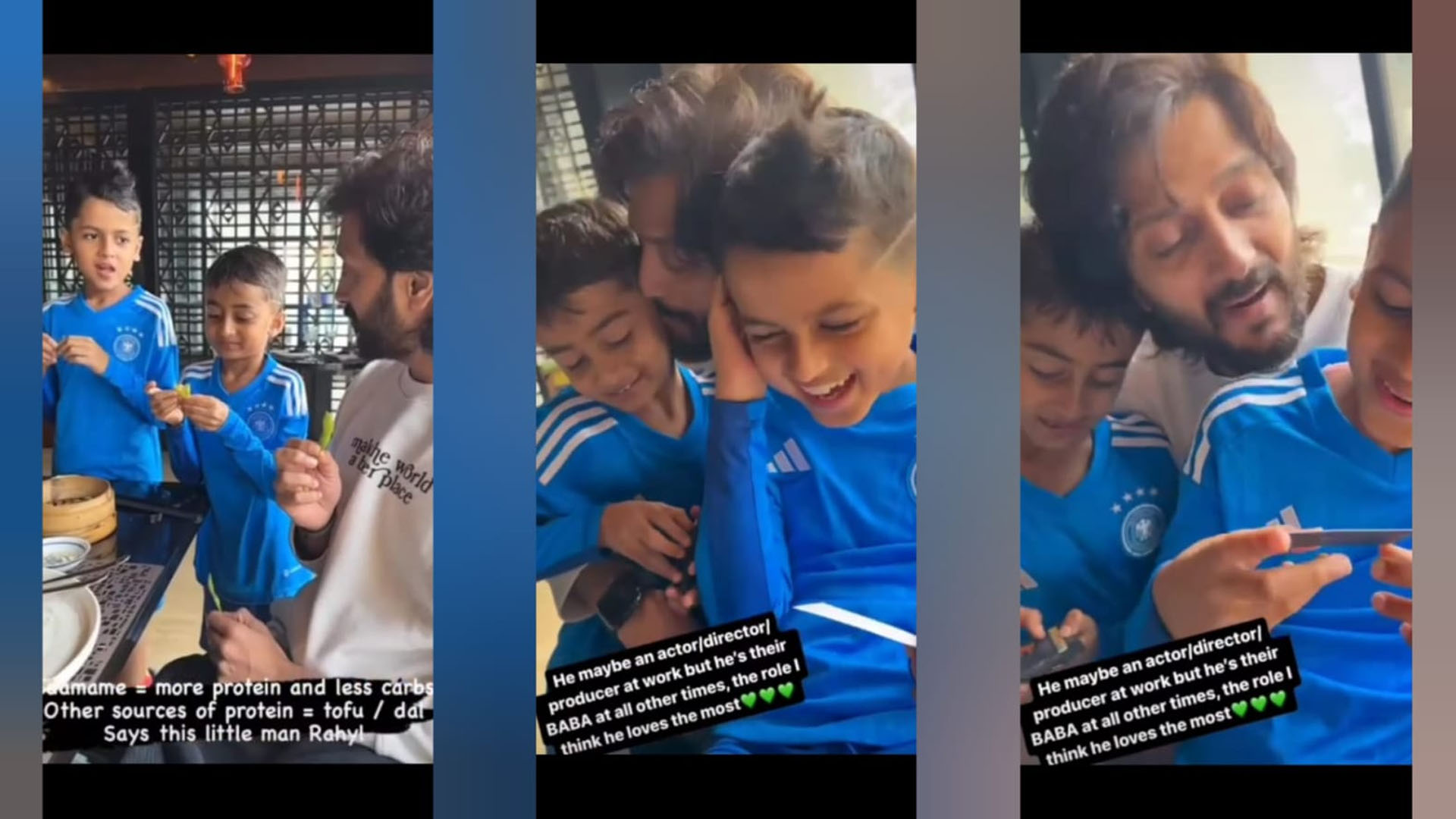 These Cute Father-Son Moments of Riteish Deshmukh prove he is an Amazing Father