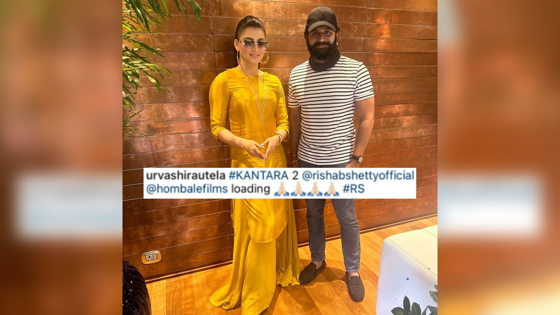 What?? Urvashi Rautela confirms being part of KANTARA 2, Shares this big news on her social media with Rishab Shetty