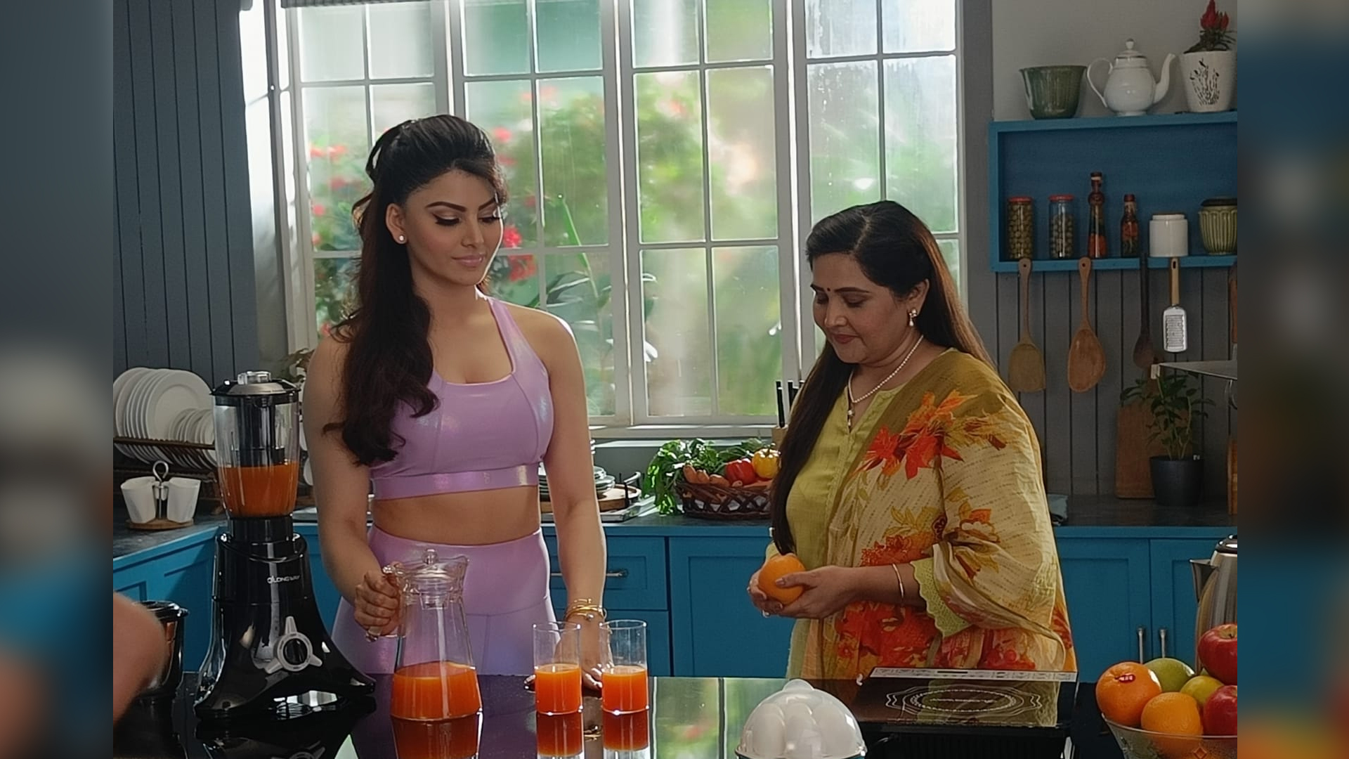 Urvashi Rautela models for Longway Home Appliances