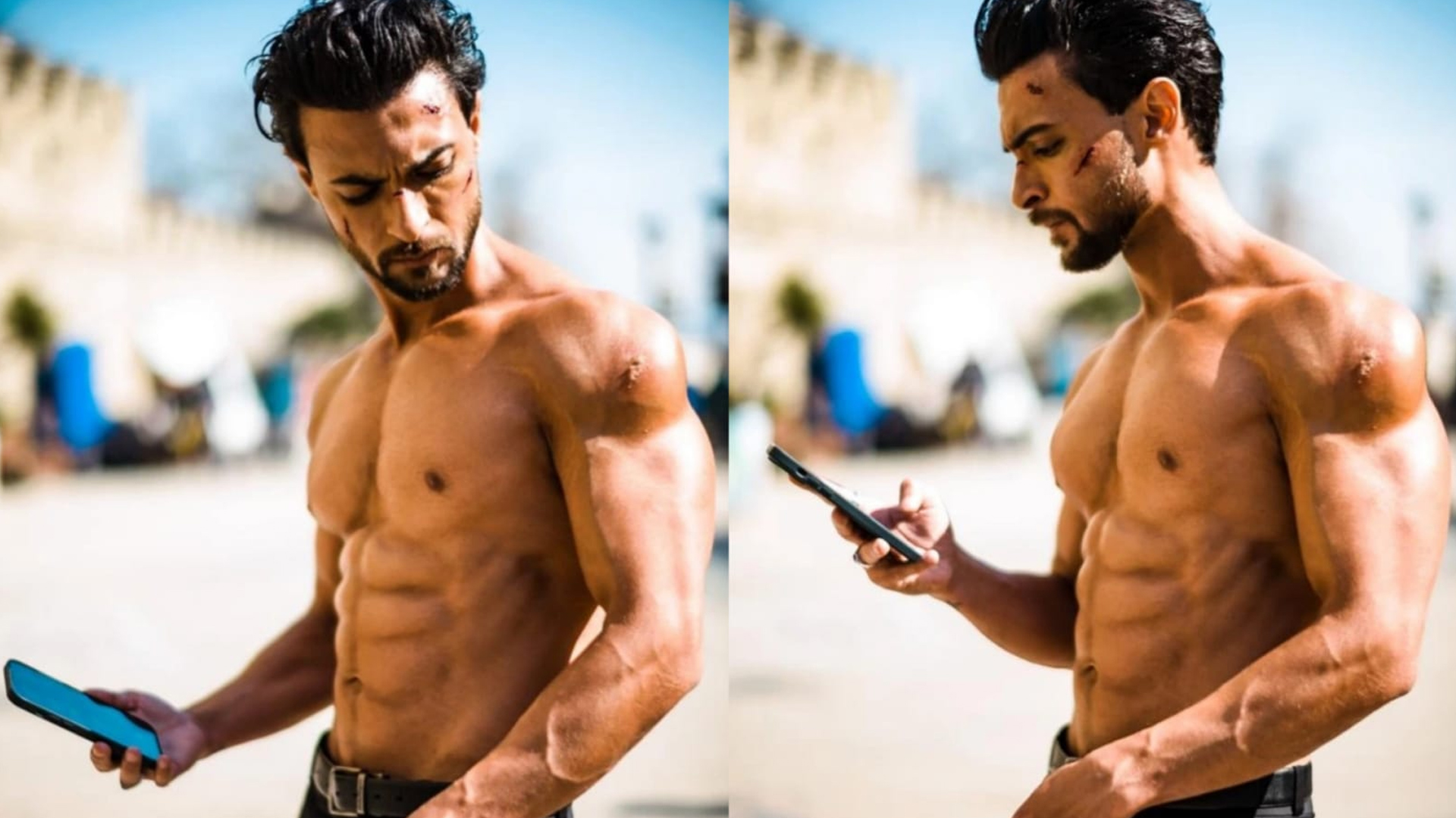 Khoon Nakli magar Paseena asli hai: Aayush Sharma shares shirtless pictures from the sets of his next AS04 from Azerbaijan