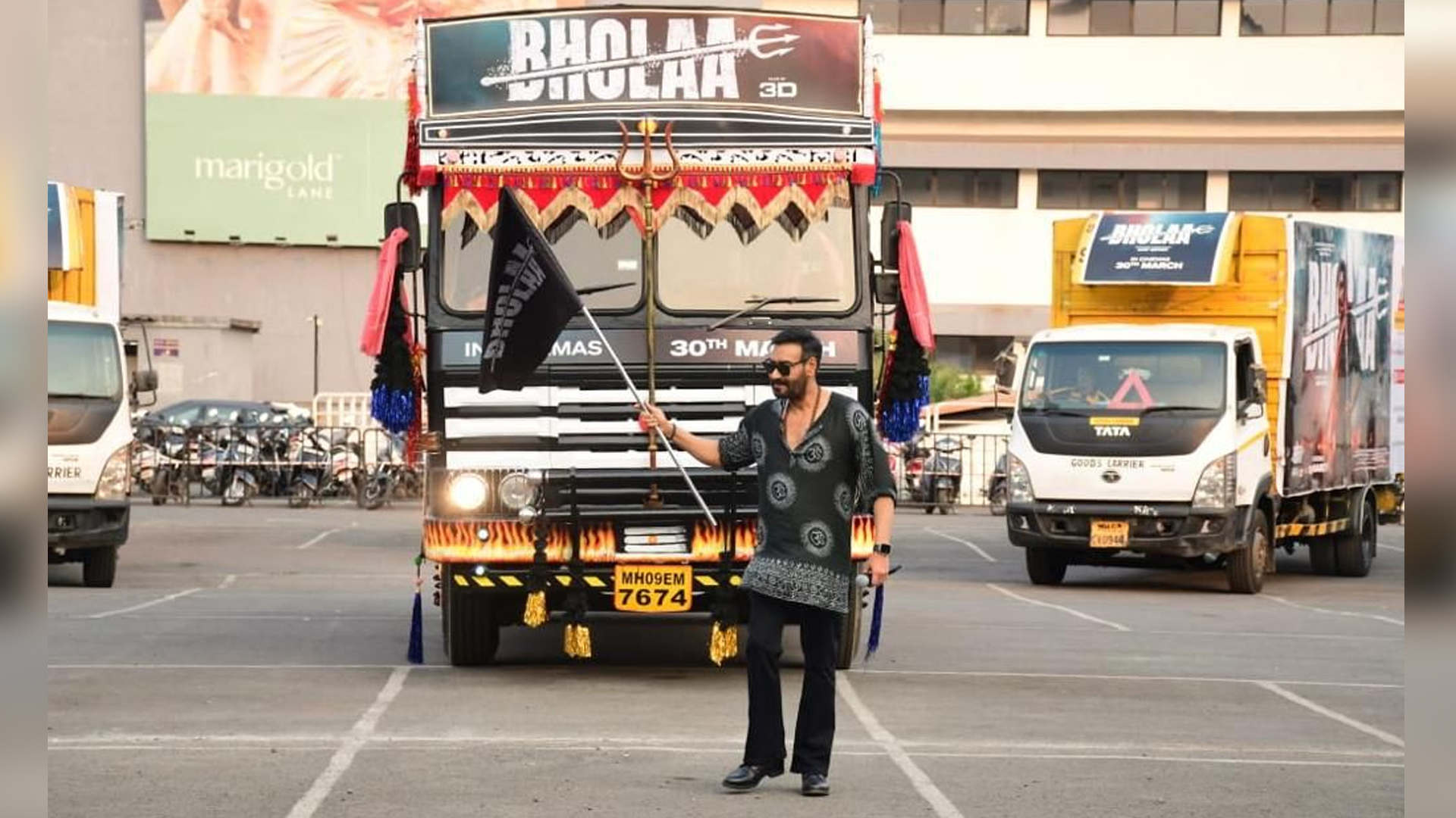 Ajay Devgn Flags off the Bholaa Yatra from Mumbai today