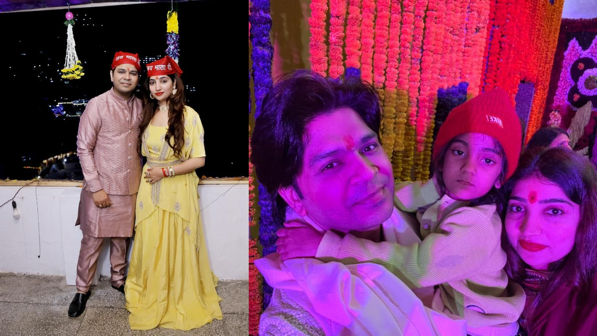 Ankit Tiwari with family heads to Vaishno Devi shrine in Jammu and Kashmir, seeks blessings on the occasion of Navratri