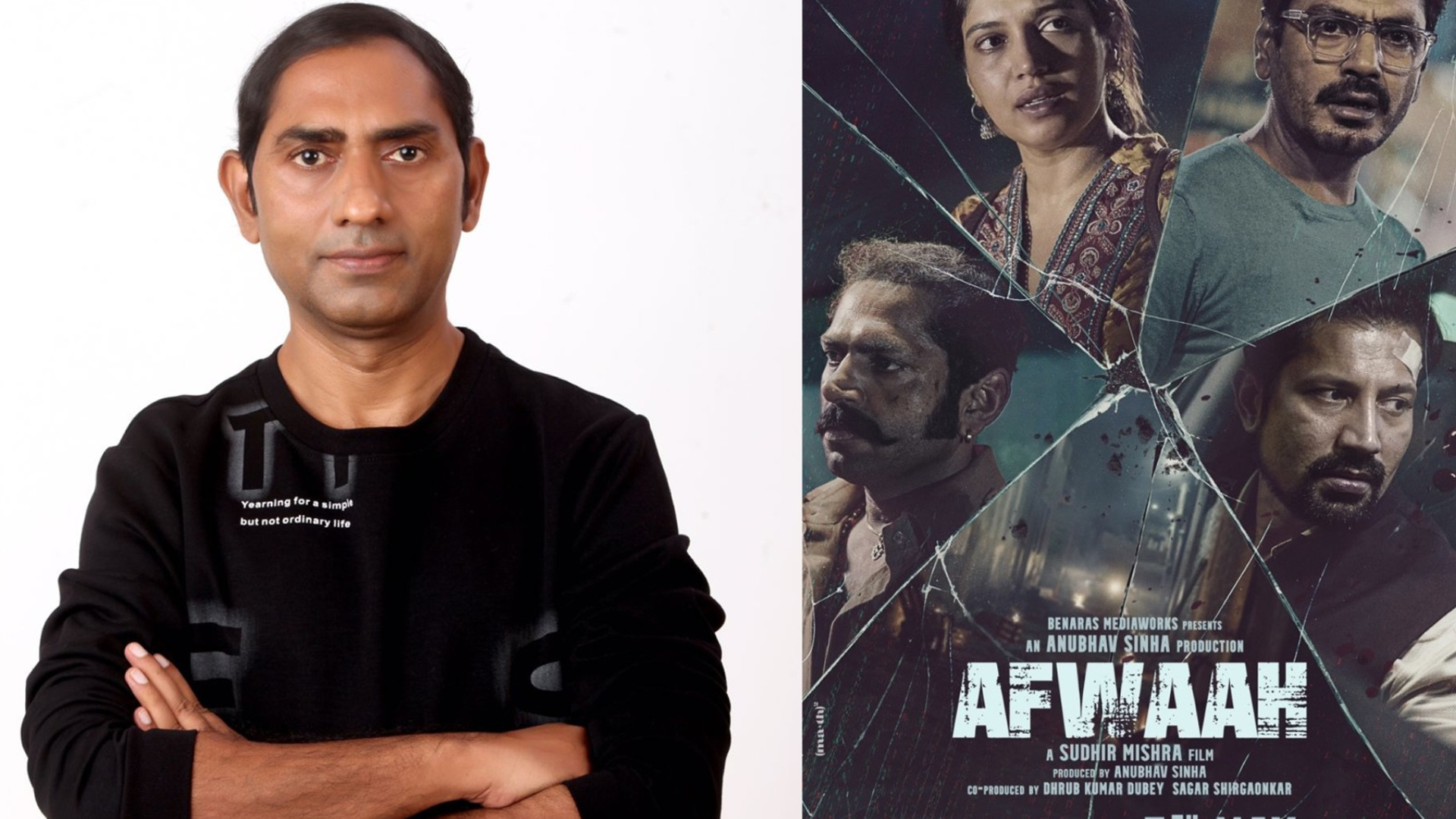 Lyricist Dr. Sagar Announces His Next, Afwah, Says, “Once Again Me And Sudhir Mishra Have Come Together To Bring Something Fresh To The Audience”