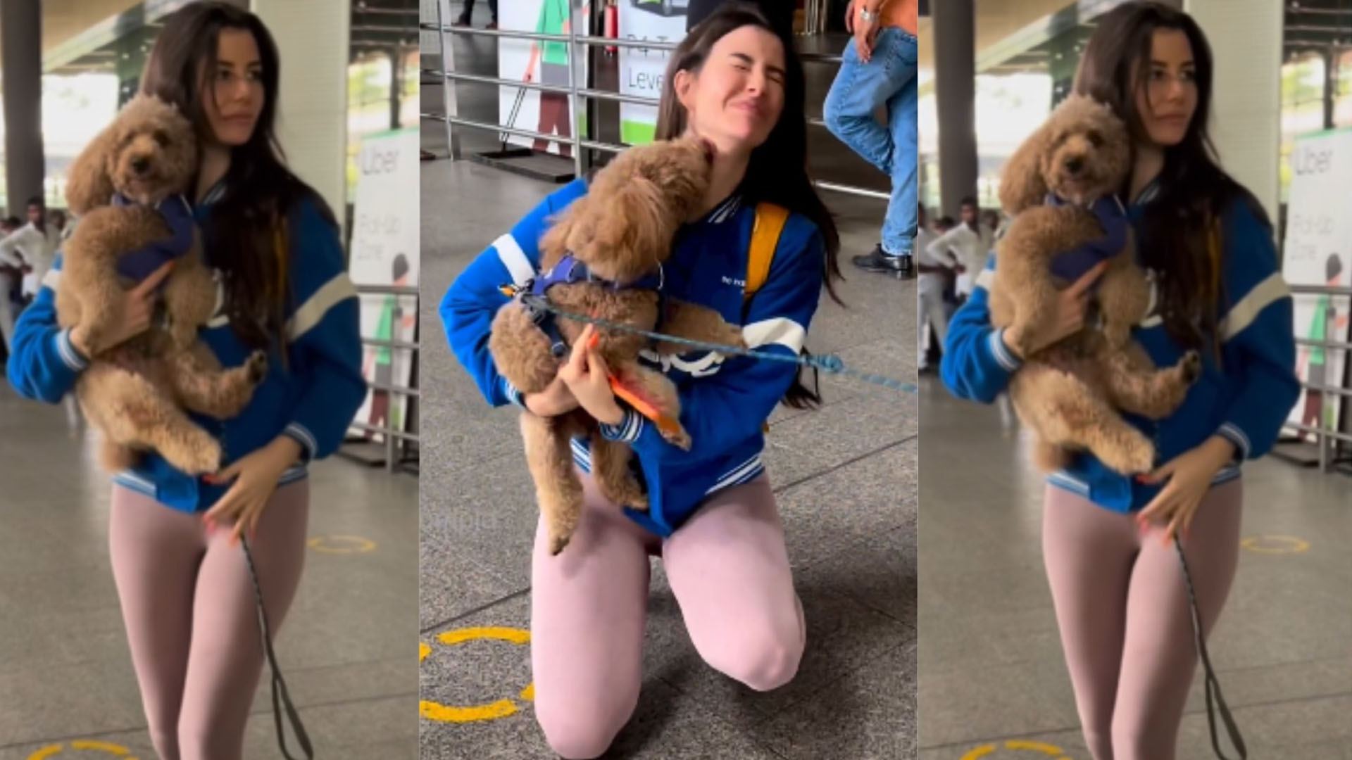 Giorgia Andriani And Hugo’s Reunion At The Mumbai Airport Is The Cutest Thing You Will See On The Internet Today-Watch video now!