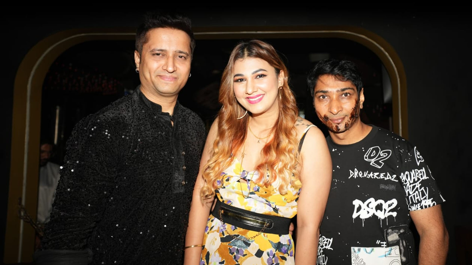 Big Boss Fame Jasleen Matharu & Influencer Faizan Ansari Spotted at Suresh Ganesha’s Birthday Bash