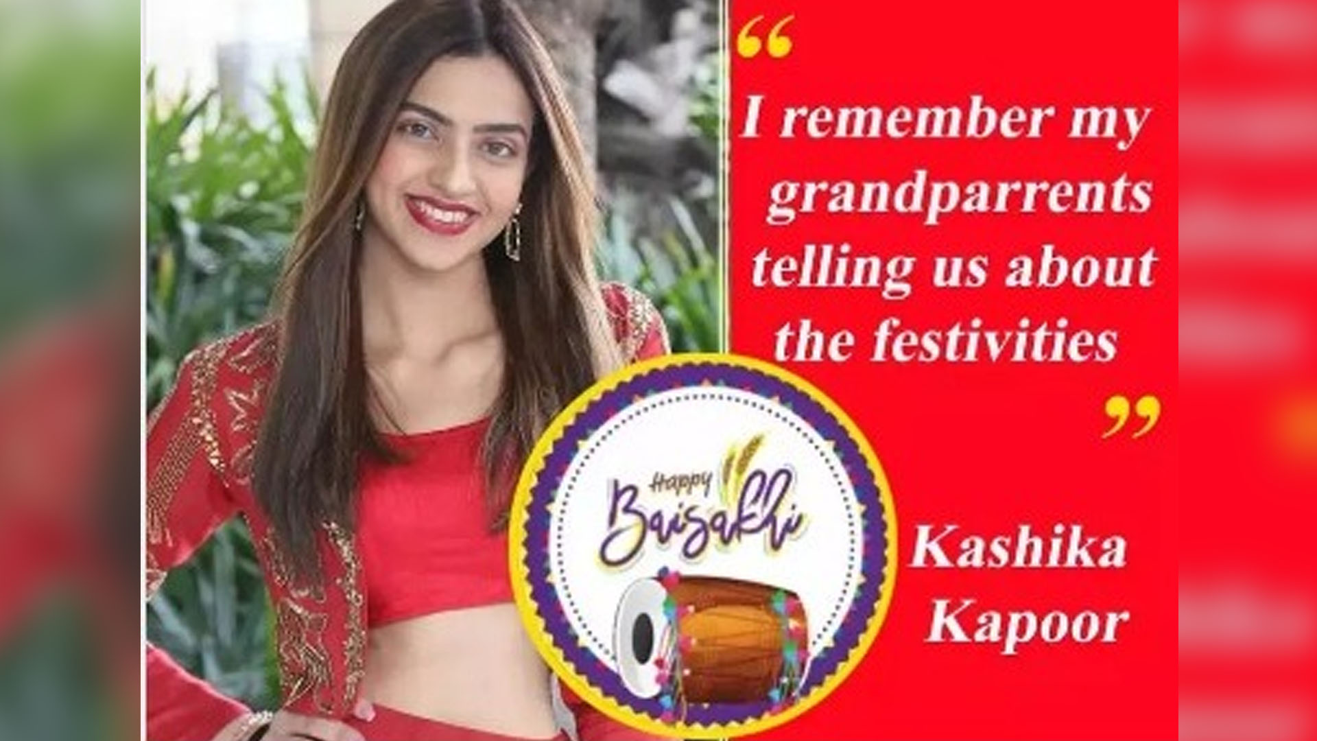 Baisakhi 2023: Kashika Kapoor reminiscing about her childhood stories, says,” I remember my grandparents’ stories about celebrating Gidda around a bonfire.”