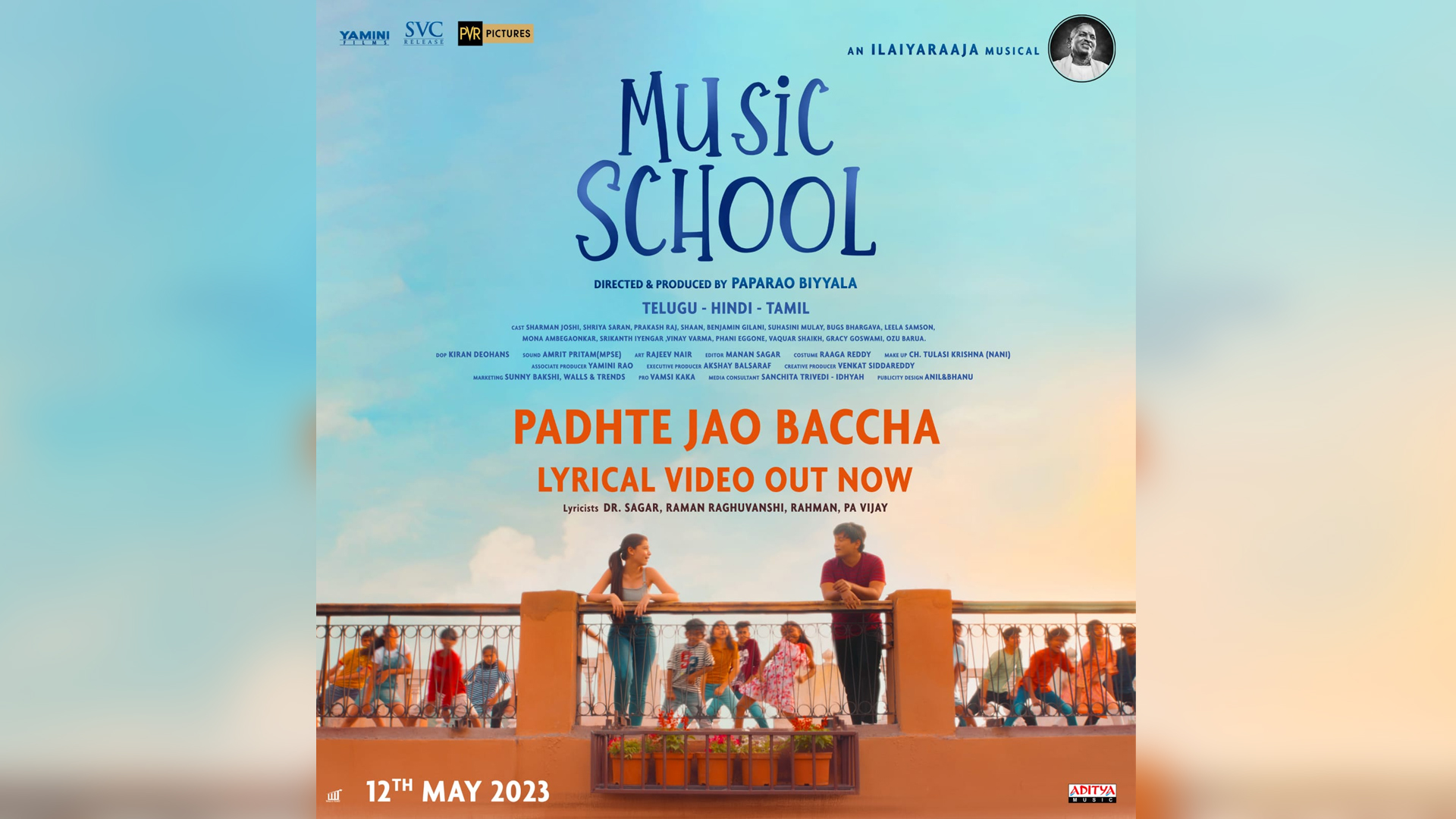 Song out: First song from Ilaiyaraaja’s multi-lingual musical Music School, titled ‘Padhte Jao Baccha’ out now in three languages; Hindi, Telugu and Tamil