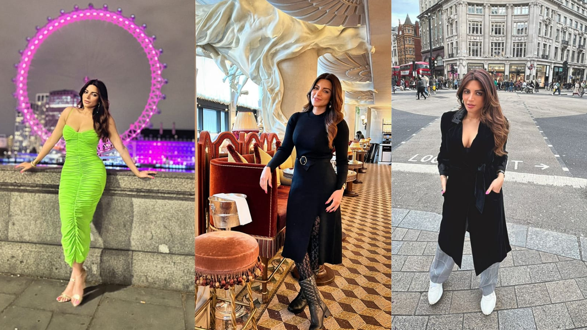 Shama Sikander Raises the bars of Holiday Wardrobe vacationing in London