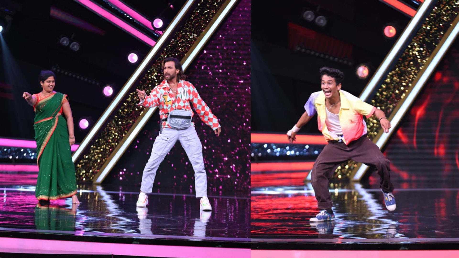 Terence Lewis shows his jalwa as he dances to ‘Mera Hi Jalwa’ with contestant Prathamesh’s mother on ‘Sony TV’s ‘India’s Best Dancer 3’