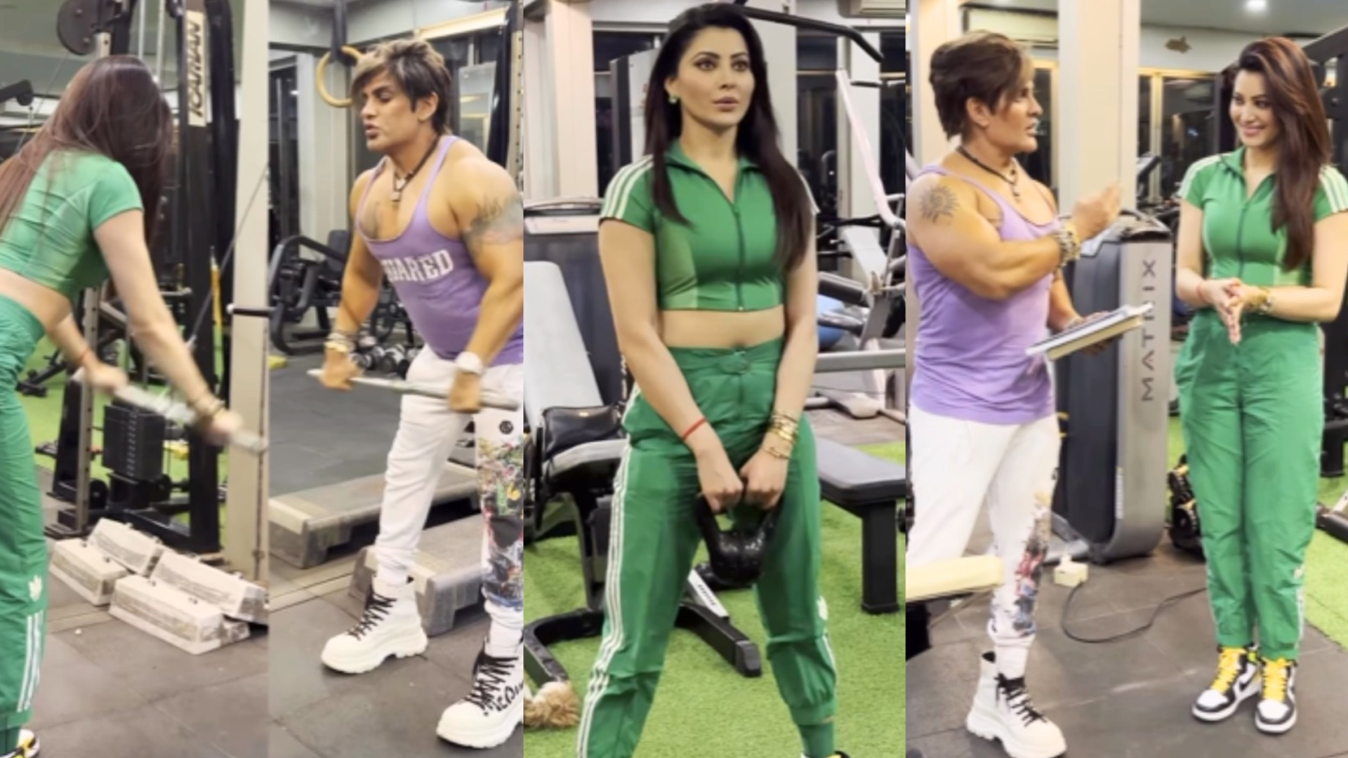 “Urvashi Rautela is absolutely stunning and a fitness icon” says Yash Birla as their workout video goes viral