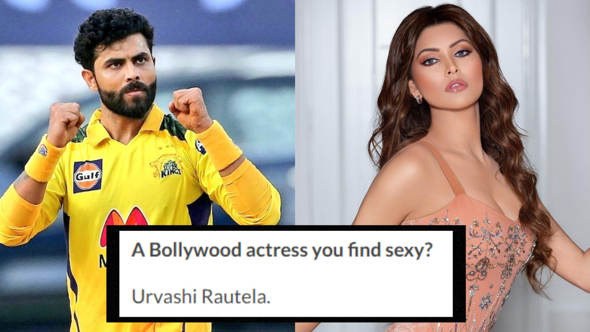 What! “Urvashi Rautela is the sexiest Bollywood actress” says, Ravindra Jadeja-Read Deets Now