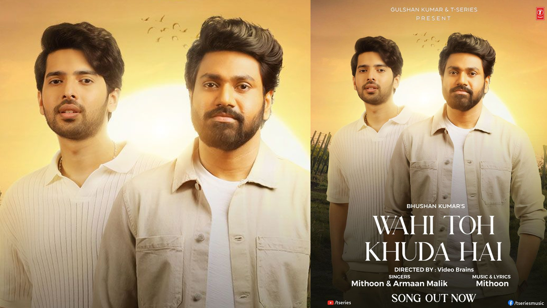 Ace composer-singer Mithoon & youth sensation Armaan Malik collaborate for their first single together ‘Wahi Toh Khuda Hai’ presented by T-Series!