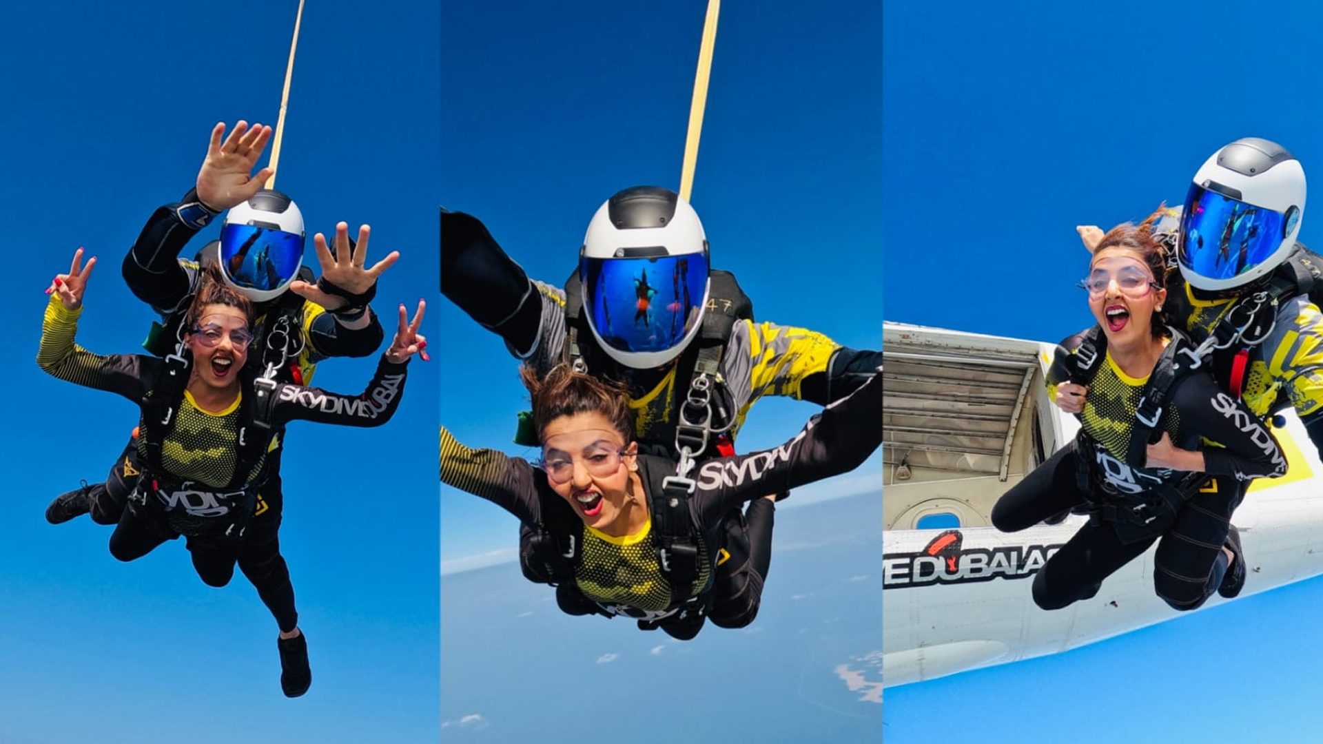 Jyoti Saxena’s skydiving pictures from Dubai are nerve-racking but are giving us major adventure goals.