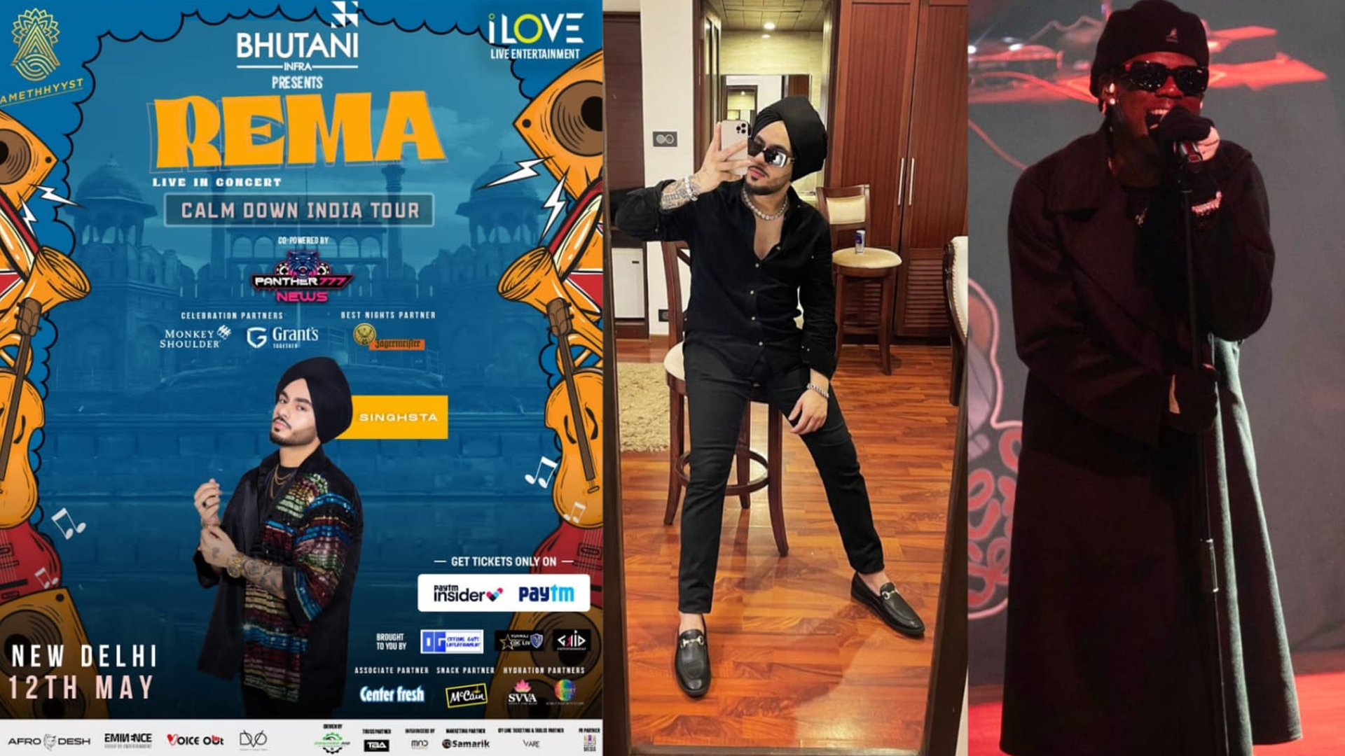 Singhsta To Open the Show at Rema Live Concert in Delhi on 12th of May