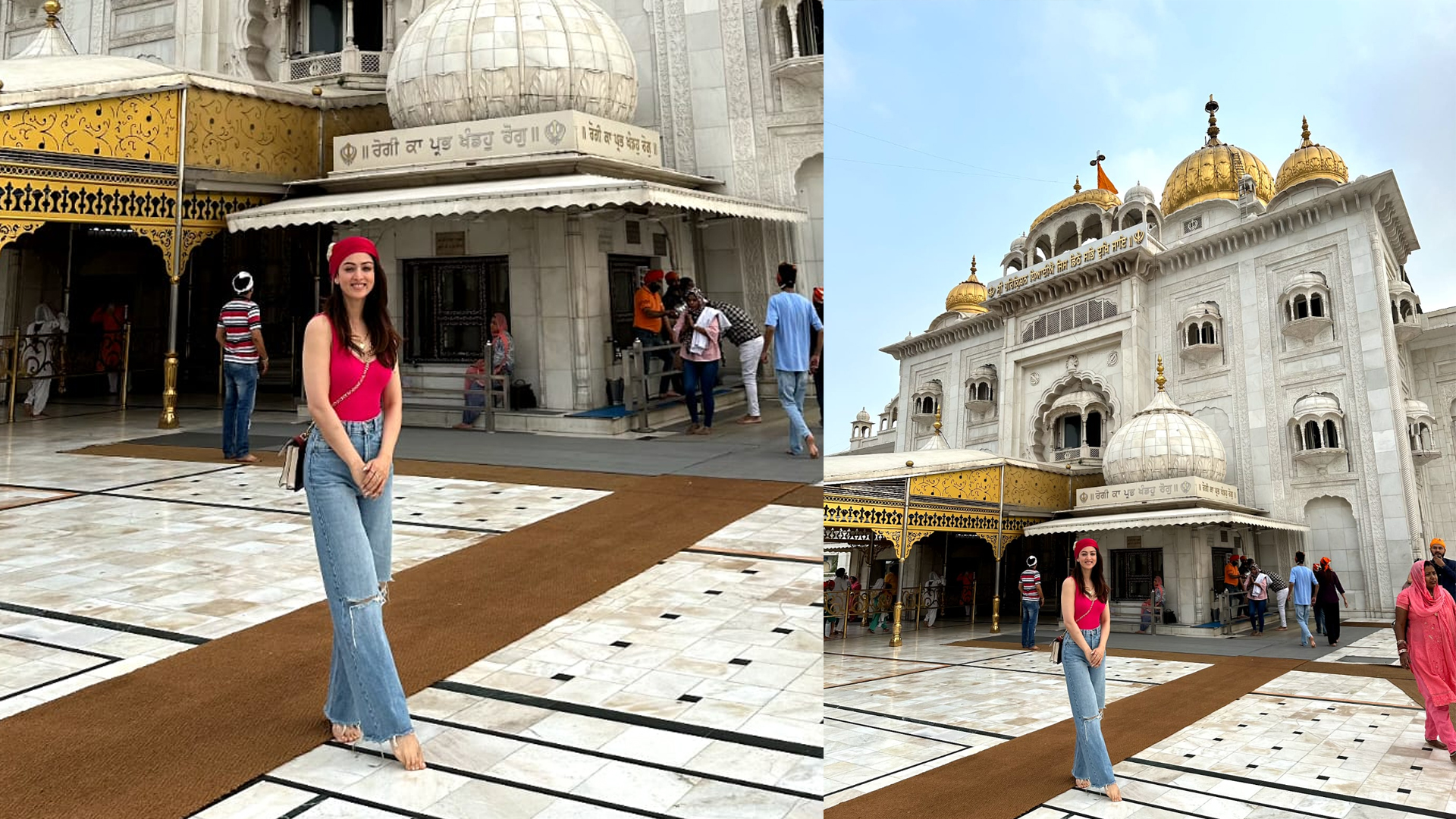 Sandeepa Dhar takes a day off from her shoot, goes to Bangla Sahib, ends her day with Gol Gappe