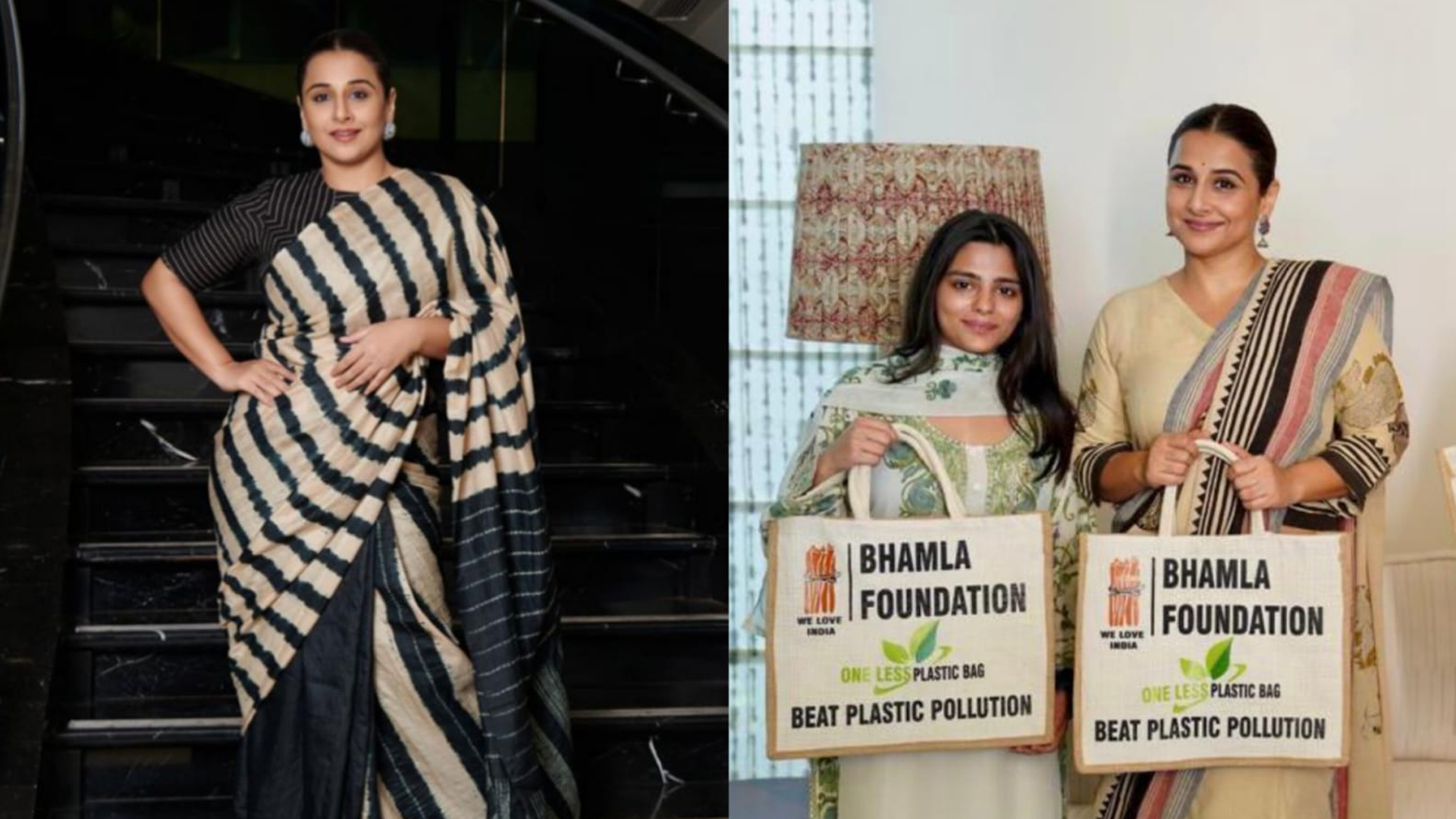 Vidya Balan: leads crusade against Plastic Pollution