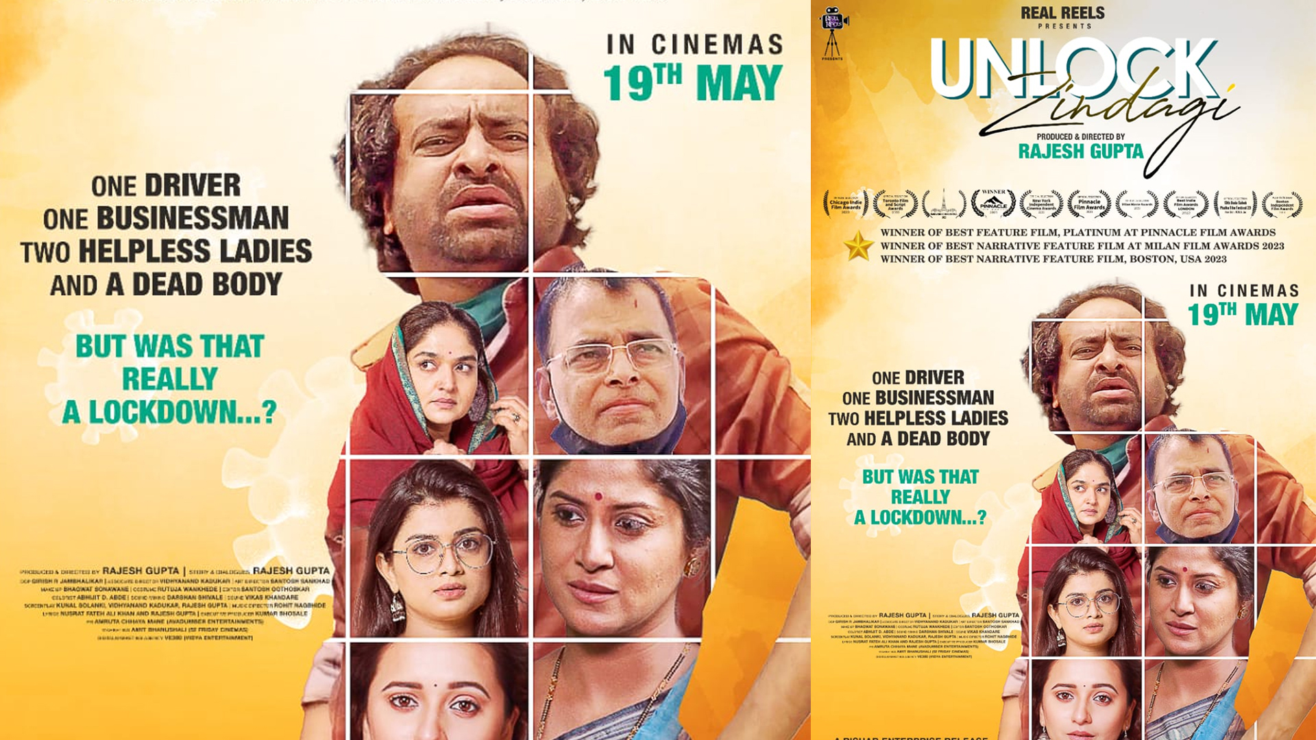 “The movie ‘Unlock Zindagi’, directed by Rajesh Gupta, has been recognized as the Best Narrative Feature at the 11th edition of the Boston Independent Film Awards, held in 2023