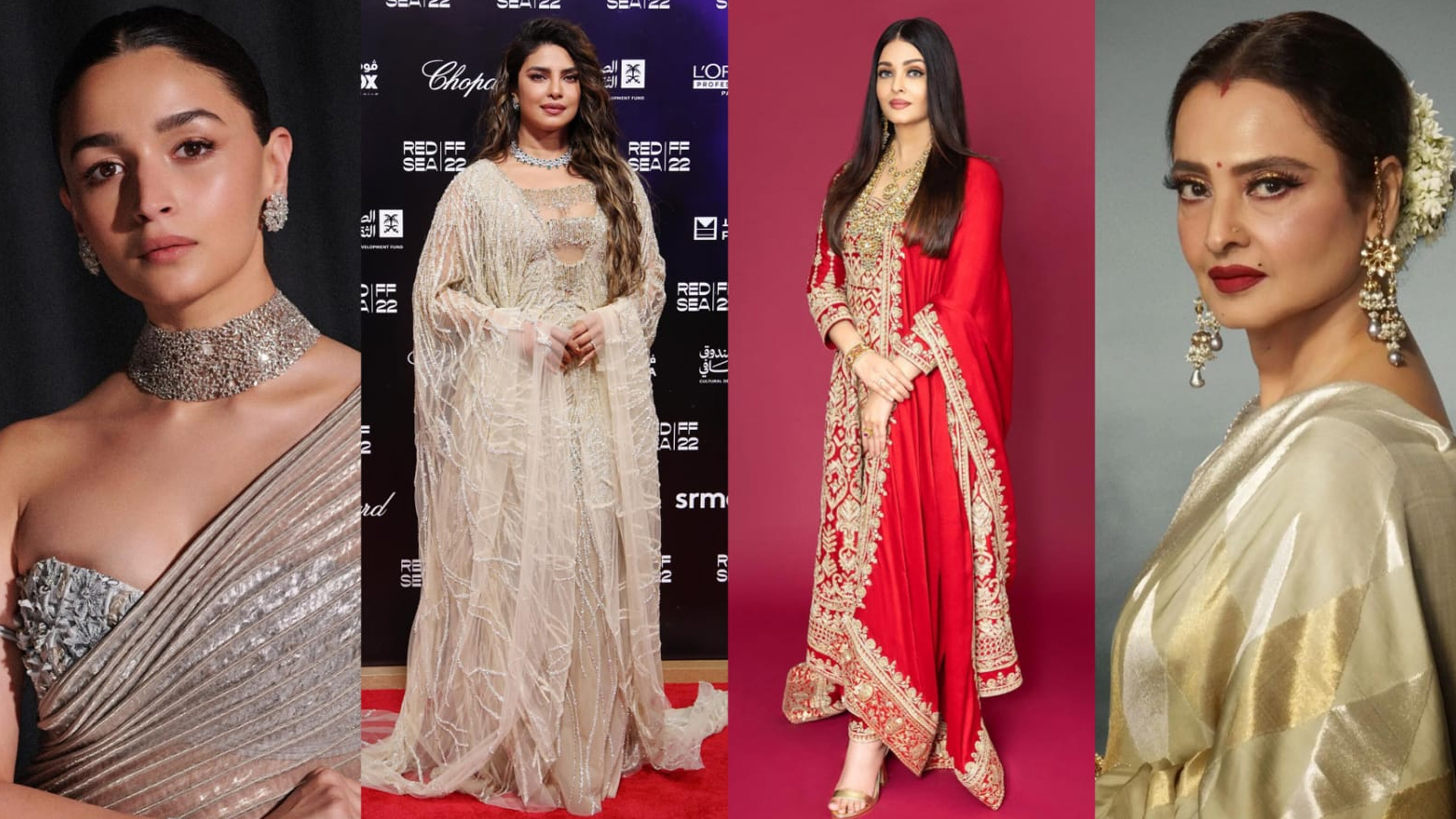 Bollywood Actresses Like Rekha, Aishwarya Rai Bachchan, Priyanka Chopra and Alia Bhatt Who Have Voiced The Issues About Abusive Relationships Via Their Movies