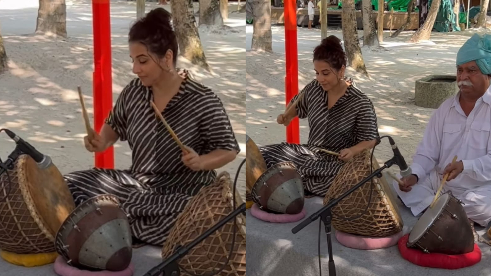 Vidya Balan turns musician in her latest reel, impresses everyone with her skills playing the Indian drums