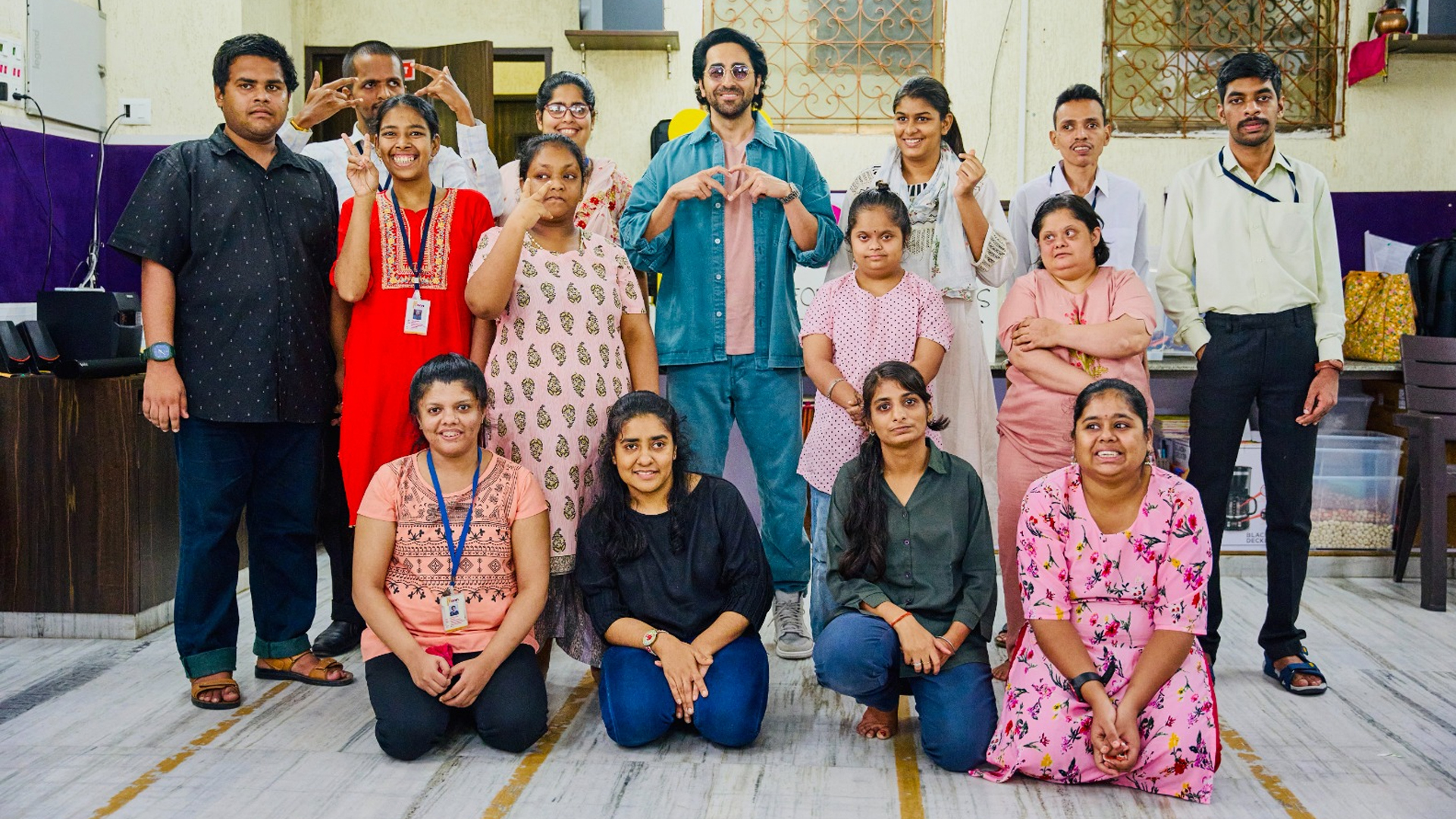 Ayushmann spreads the magic of music and love for differently-abled children