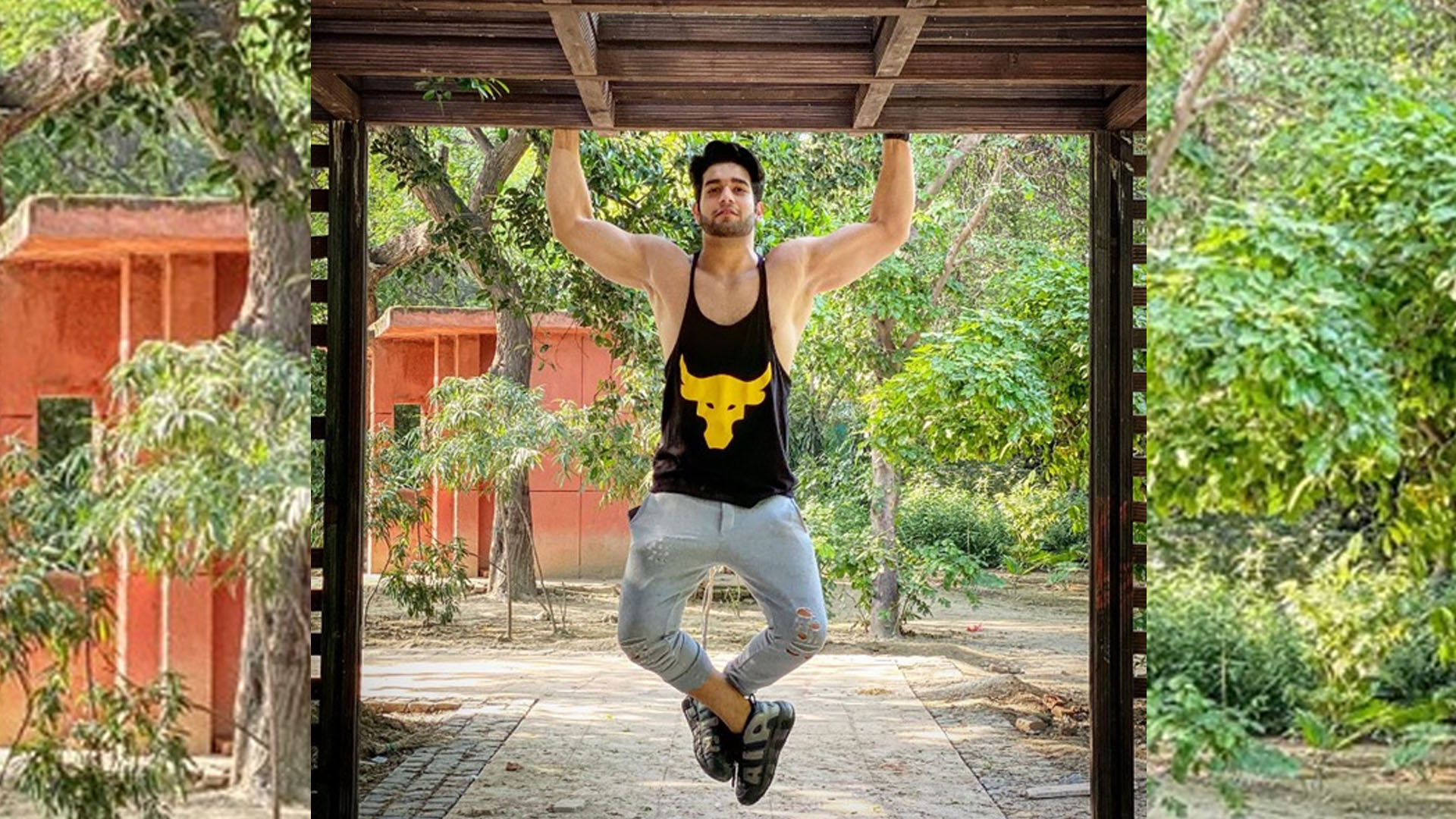 Abhishek Malik ensures he works out regularly, be it in a gym or on the sets of his show Kumkum Bhagya