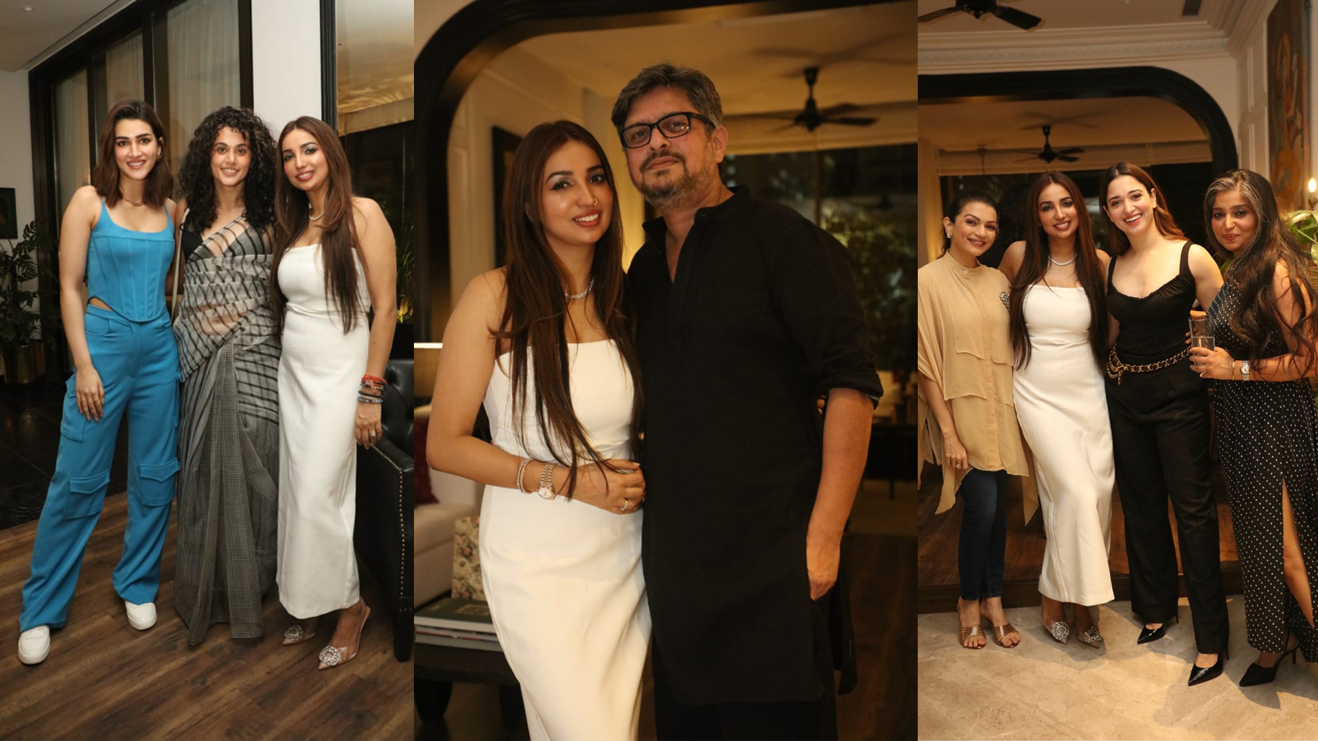 Kriti Sanon, Taapsee Pannu, Tamannaah Bhatia amongst others grace Kanika Dhillon and Himanshu Sharma’s housewarming party