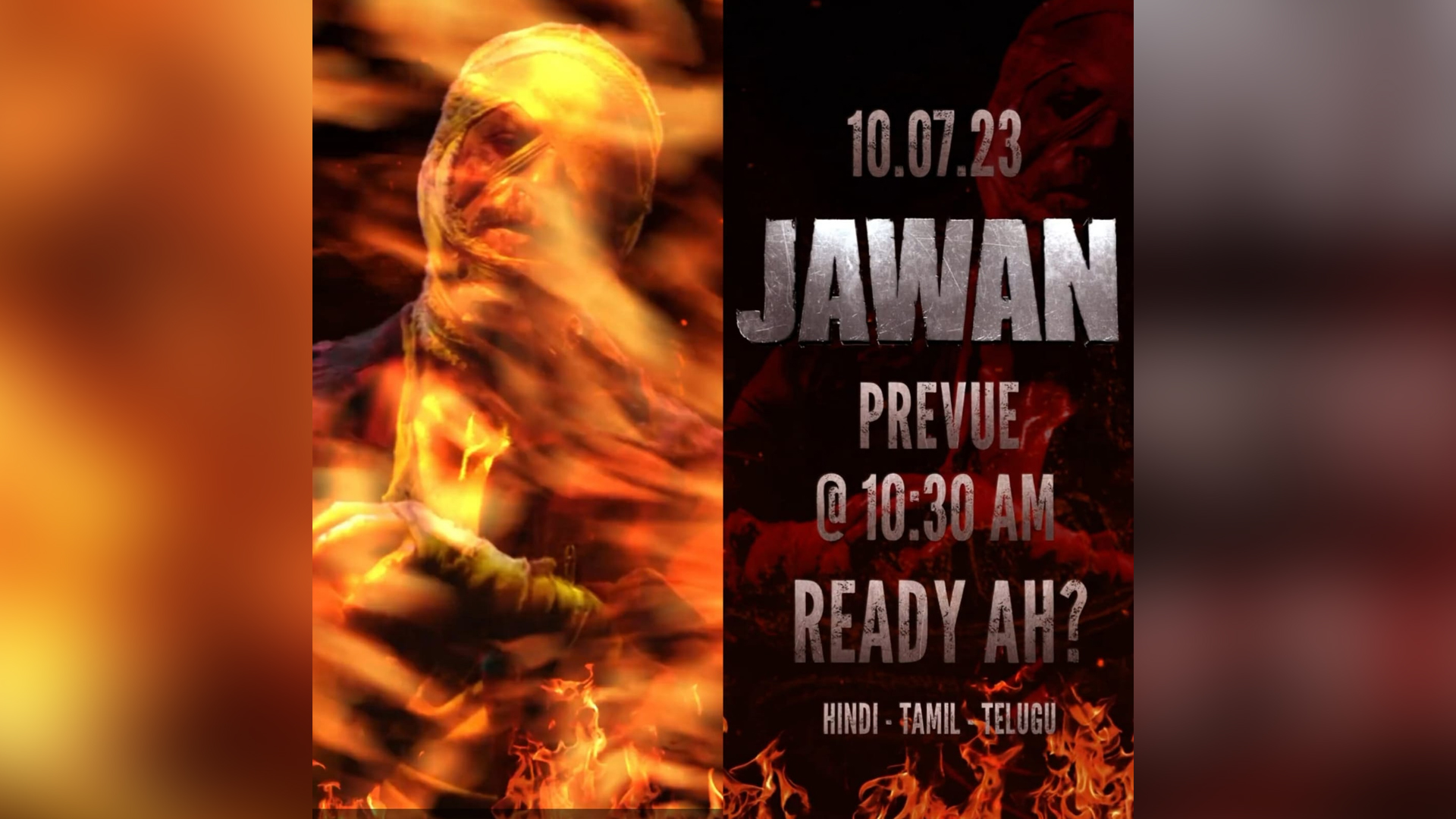 The Countdown Begins: King Khan’s Jawan Prevue Date Revealed! 10 July at 10:30am