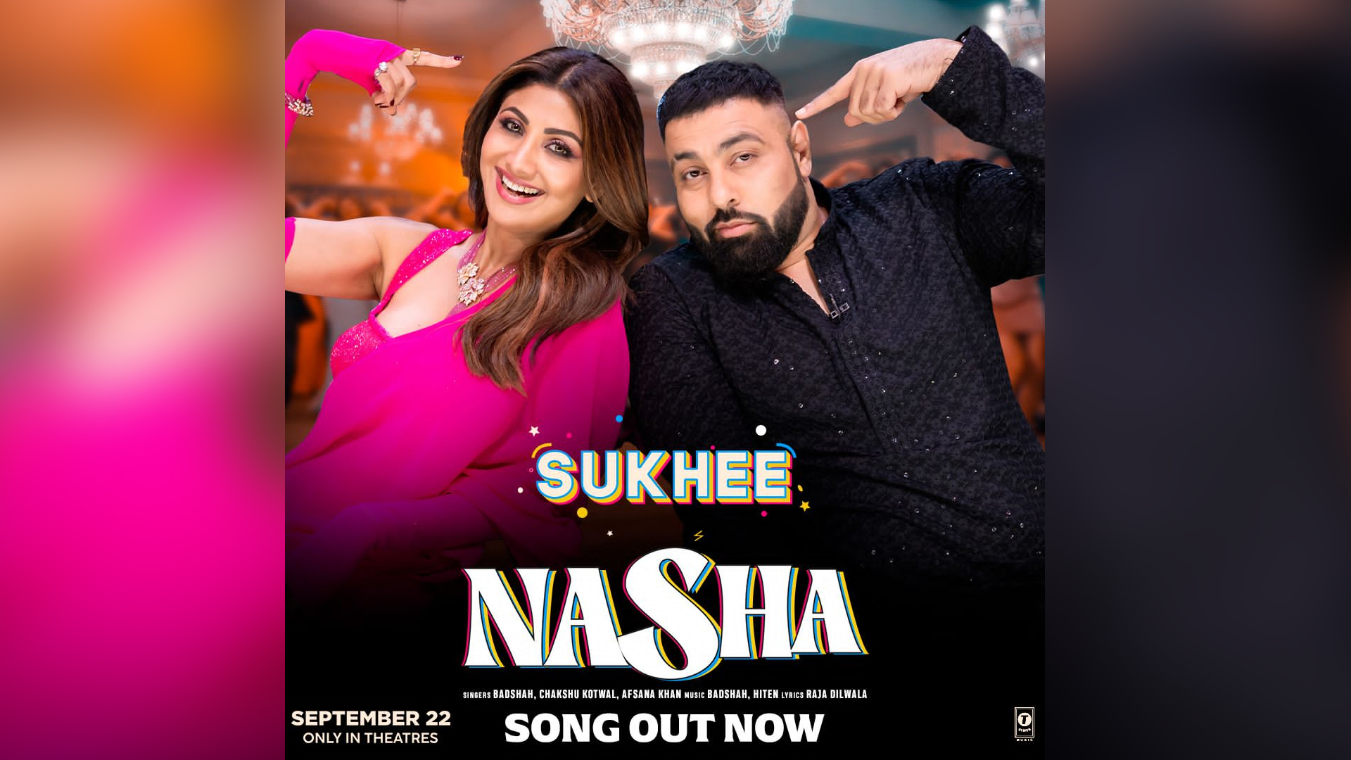 Badshah and Shilpa Shetty bring on serious party vibes with the Reunion Song, ‘Nasha’ from the film ‘Sukhee’! Song out now!