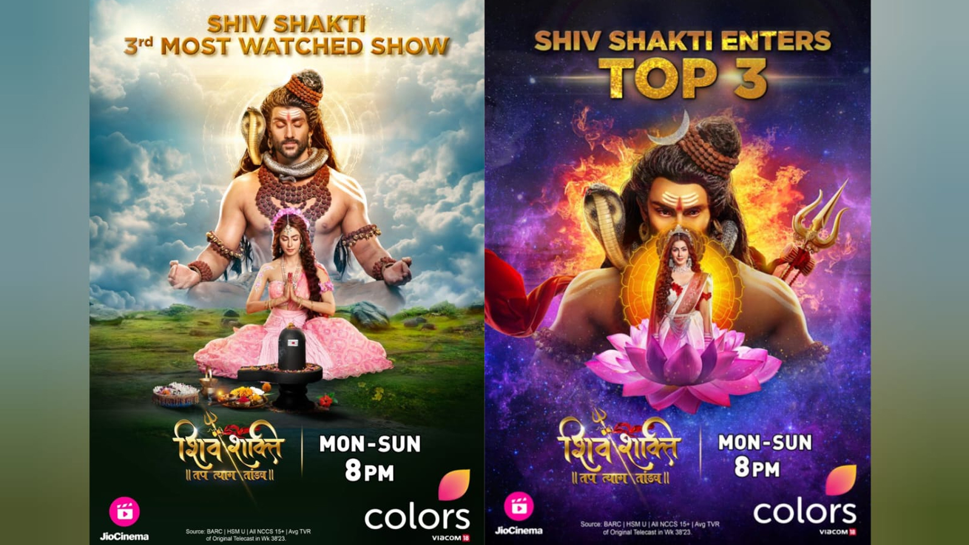 COLORS’ ‘Shiv Shakti – Tap Tyag Tandav’ emerges as the third most watched HGEC show COLORS’🎉🎉