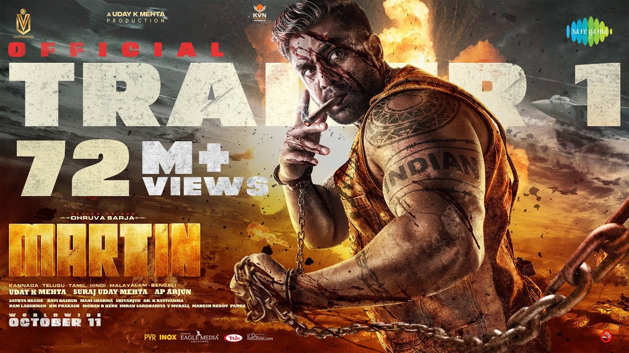 Martin Poised to Be the Biggest Movie After KGF To Hit Theatres On 11th October