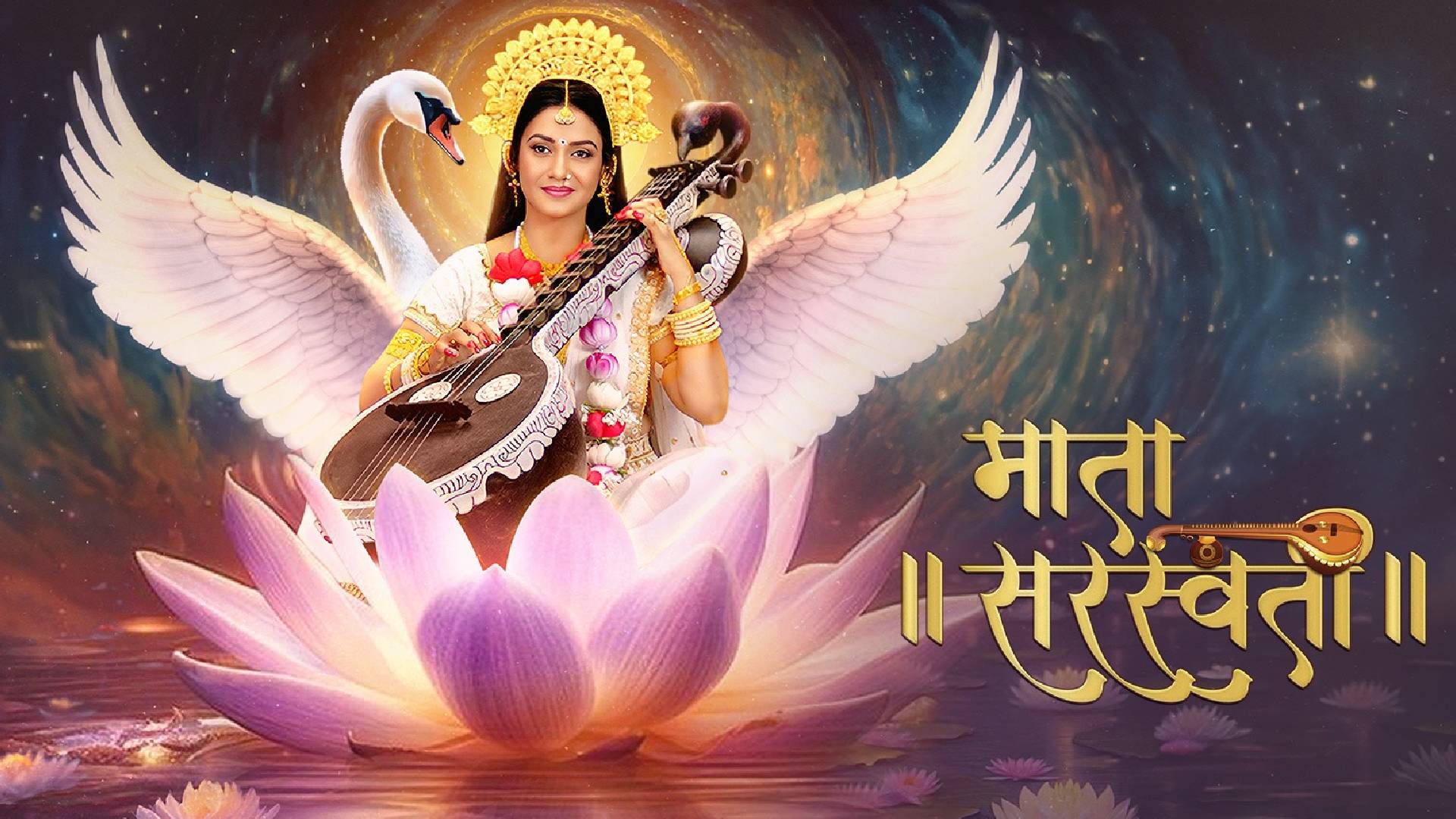 Rati Pandey on Portraying Goddess Mata Saraswati, “Wearing the Mukut and Holding the Veena Felt Truly Magical”