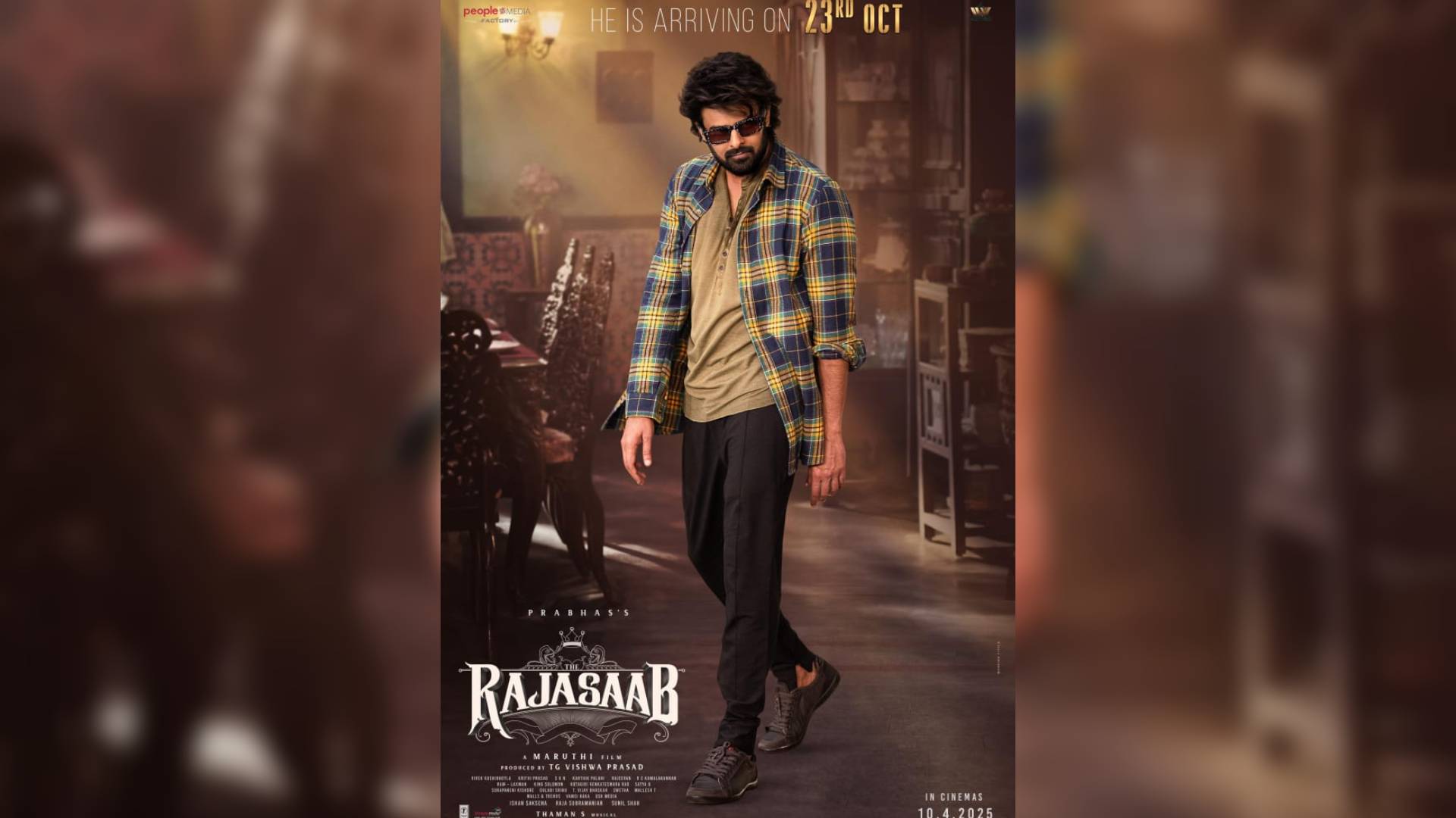 Anticipation Peaks as Prabhas’ Advance Birthday Poster for The Raja Saab Lights Up the Internet