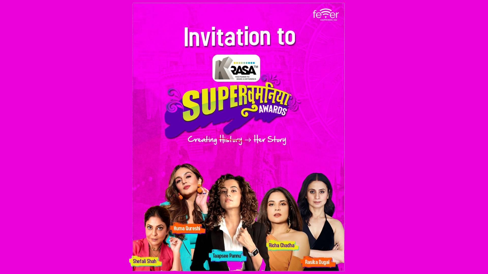 Fever SuperWomaniya Awards A Power-Packed Celebration Honoring Inspiring Women like Taapsee Pannu, Huma Qureshi, Bharti Singh, Richa Chadha and others on