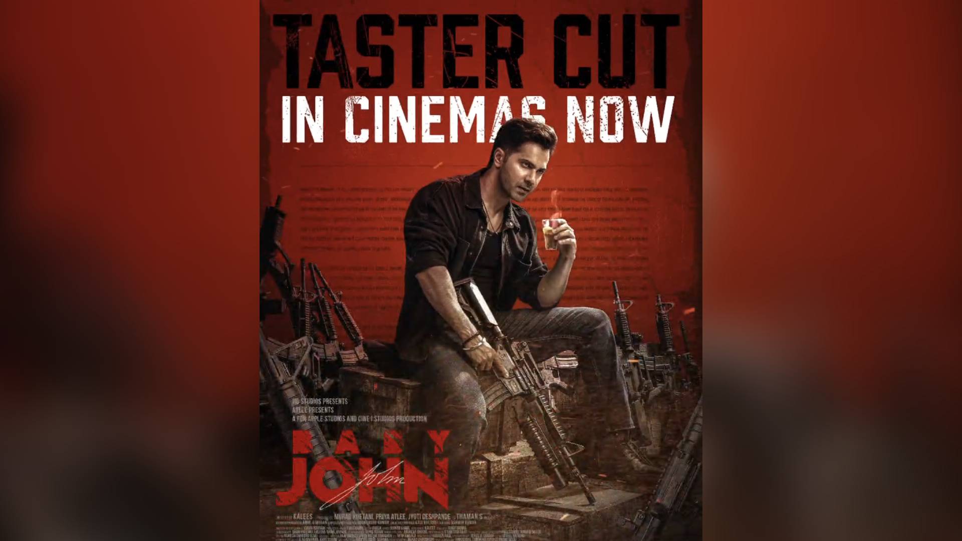 Varun Dhawan starrer Baby John Taster Cut  is Exclusively  Running in Theaters Near You!