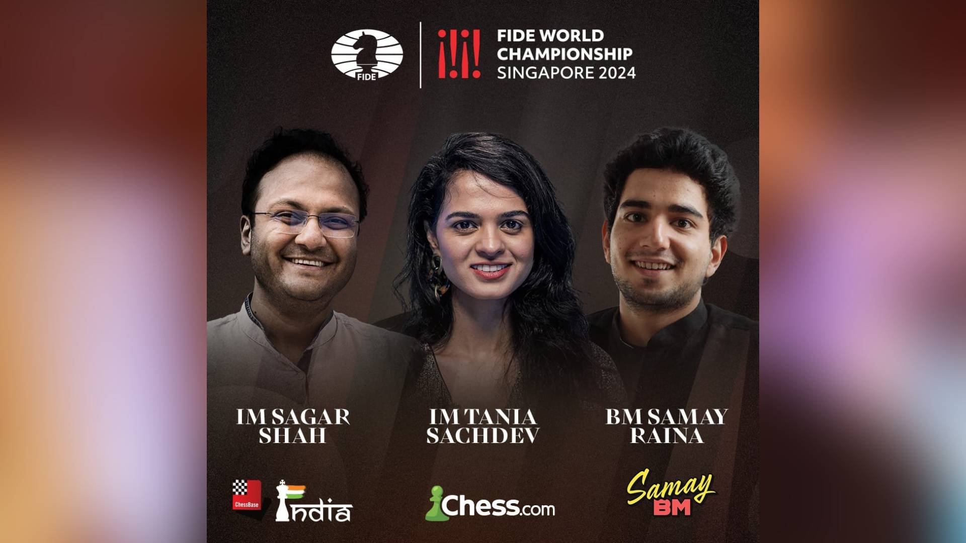 Tania Sachdev led star commentary team in India’s only live audience broadcast of Gukesh v Liren World Championship match