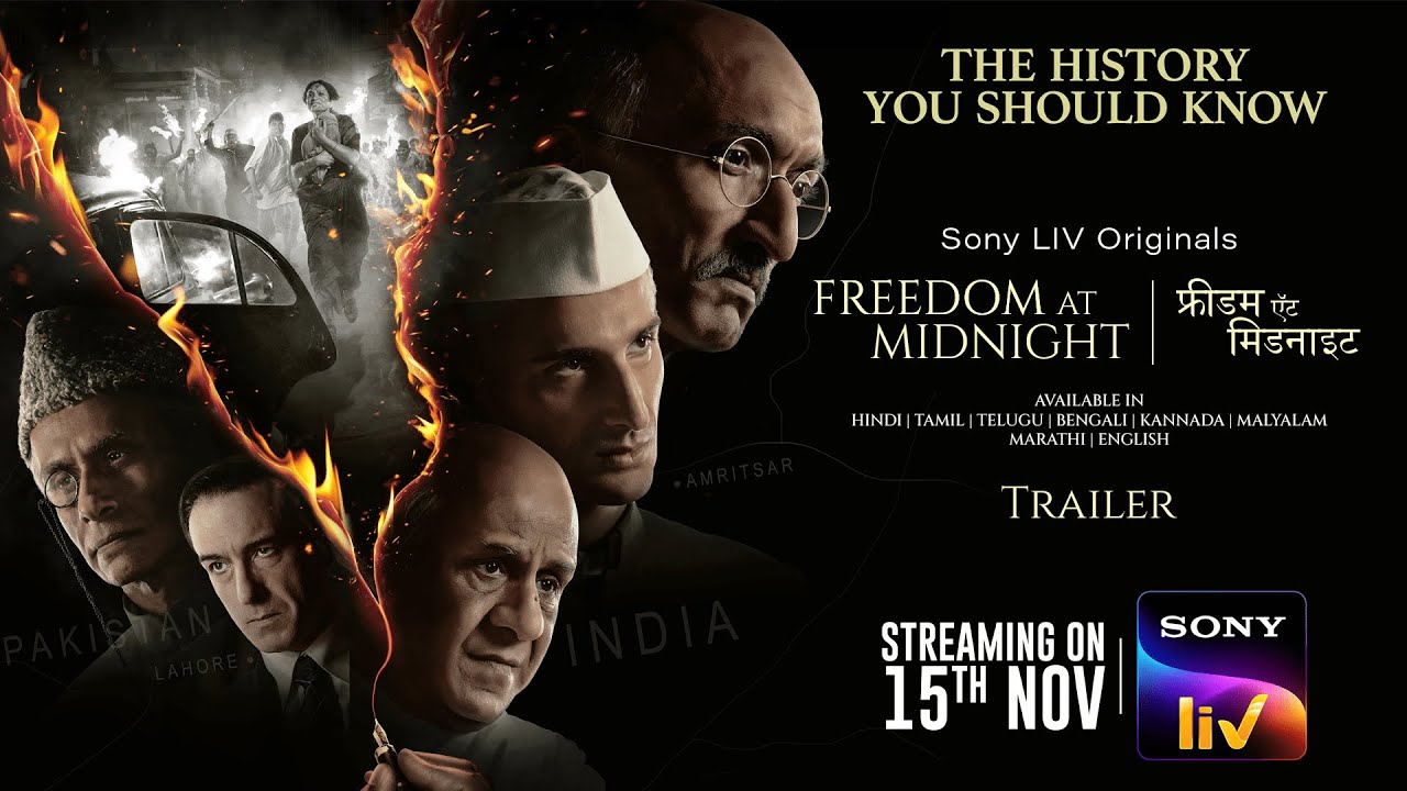 Sony LIV unveils the trailer of Freedom at Midnight; to be streamed on 15th November