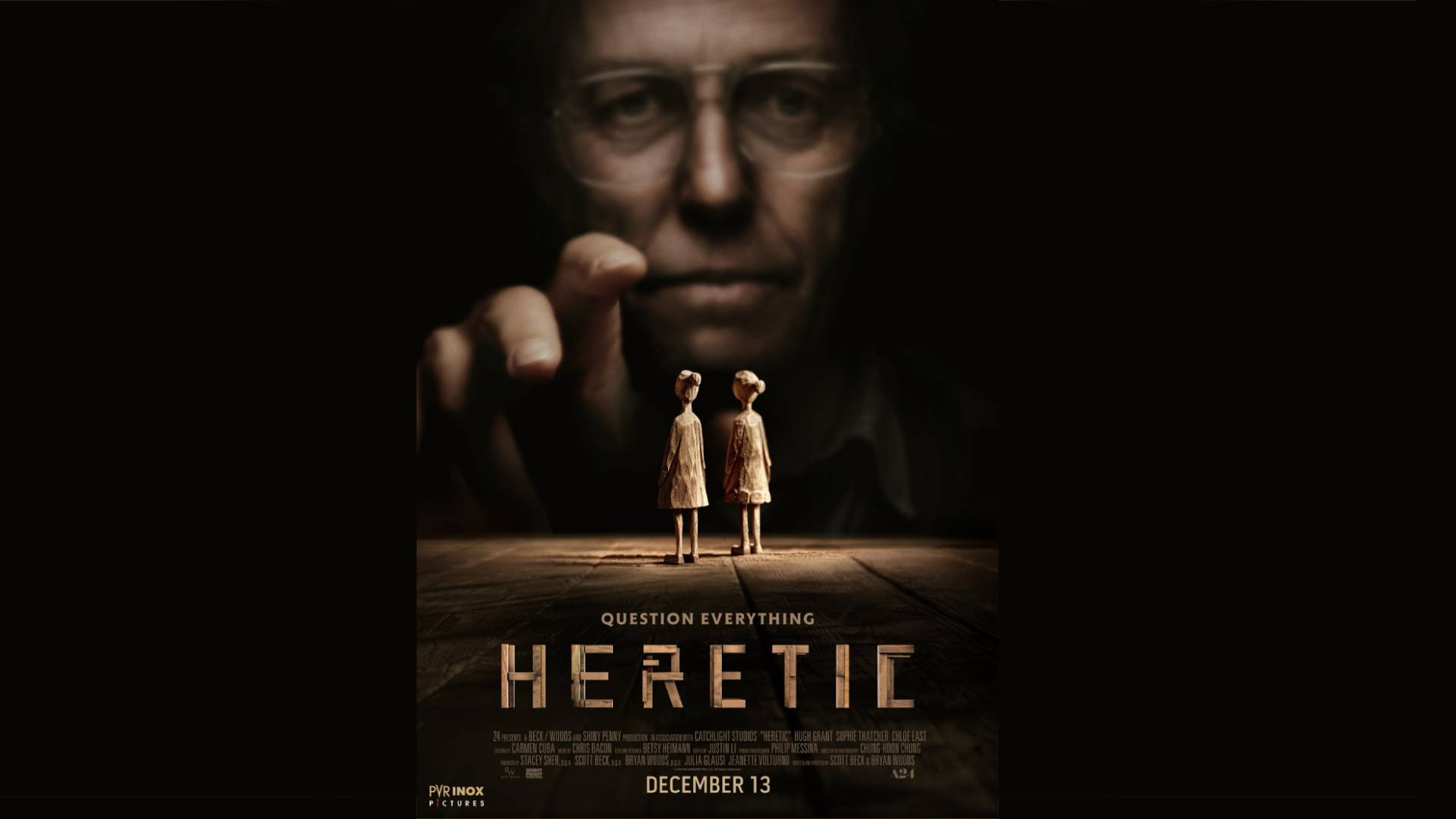 Hugh Grant’s Sinister Transformation: Embodying Mr. Reed in A24’s Heretic, Premiering in India on 13th December