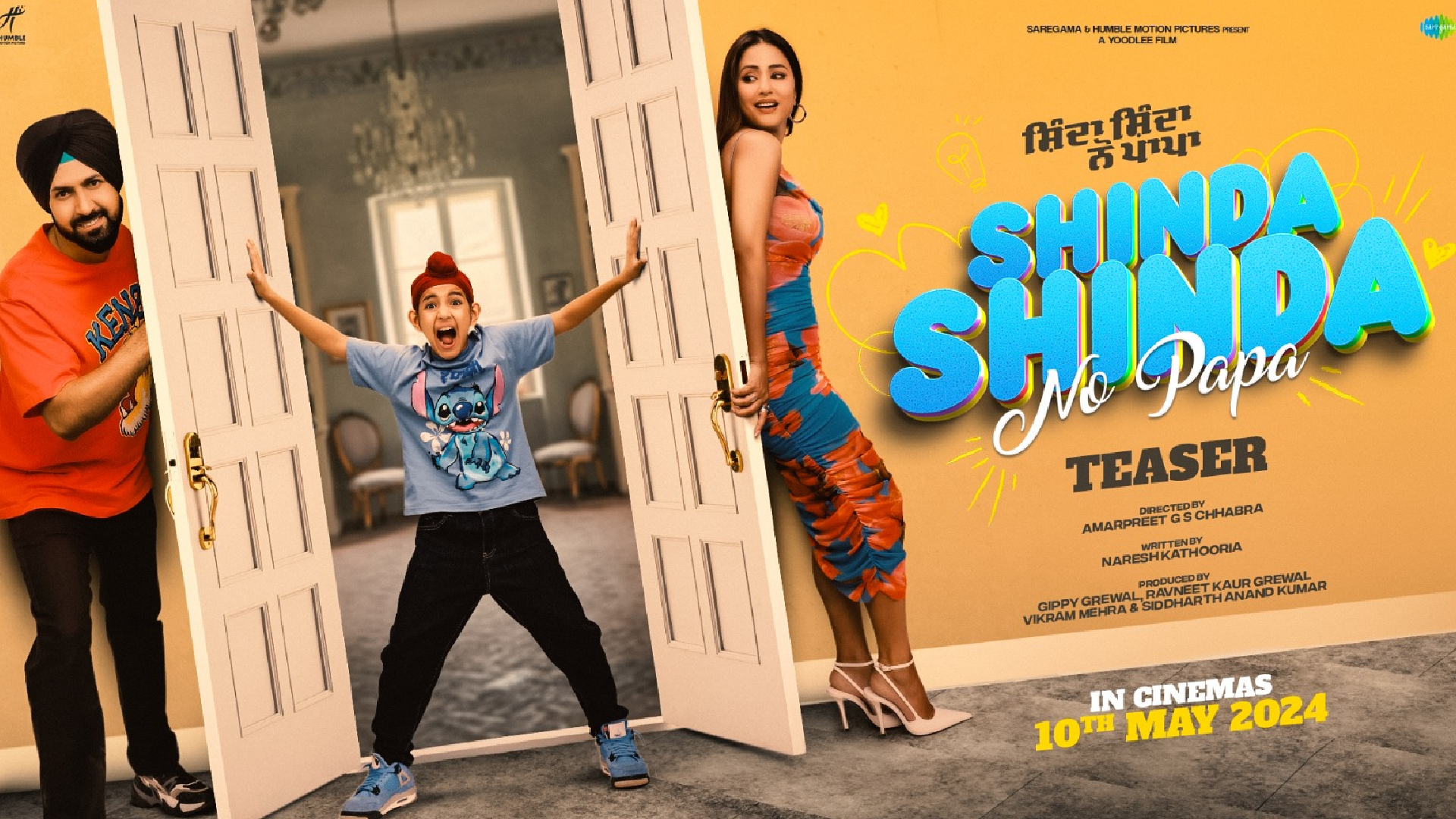 Hina Khan Joins Gippy Grewal and Shinda Grewal for a Punjabi Laugh Riot! Shinda Shinda No Papa now streaming on Chaupal