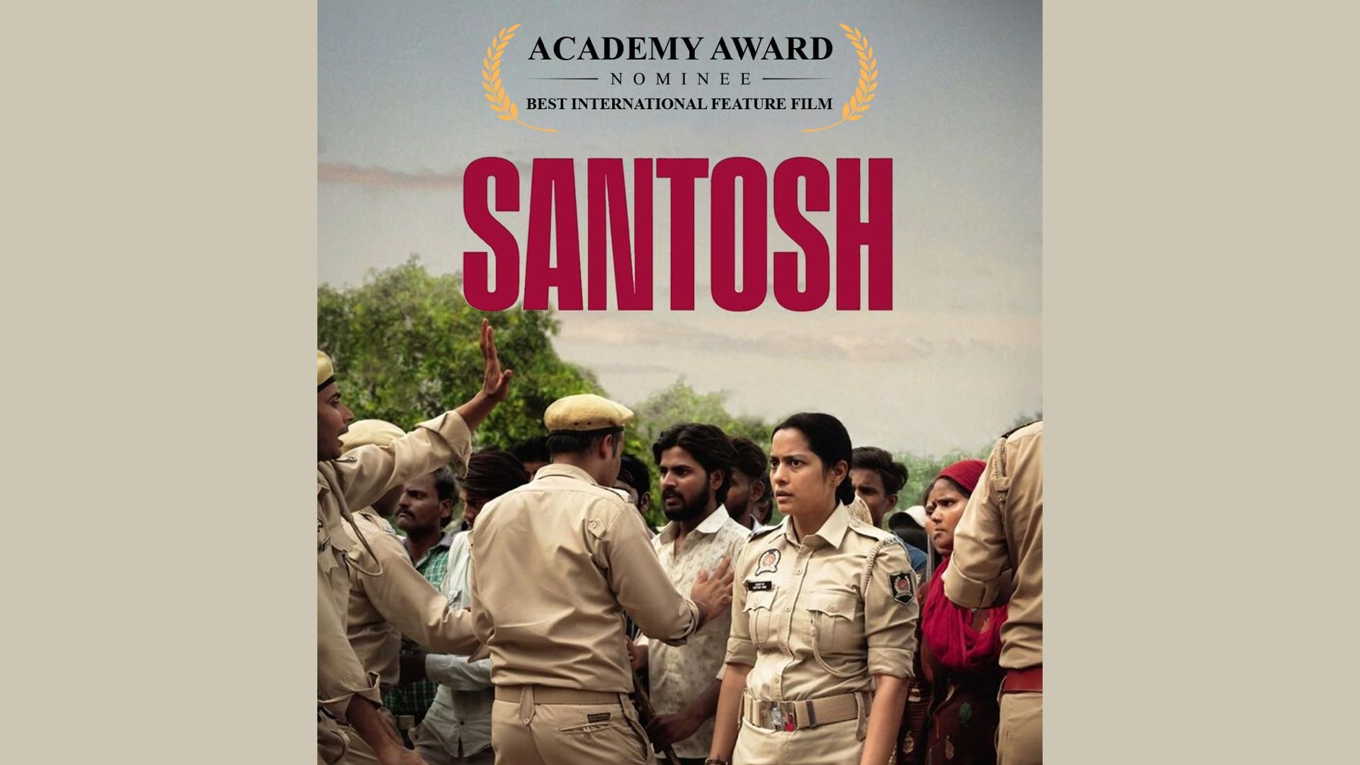 Academy Award Nominee “Santosh” to Premiere in India this January: A Gripping Tale of Resilience and Justice