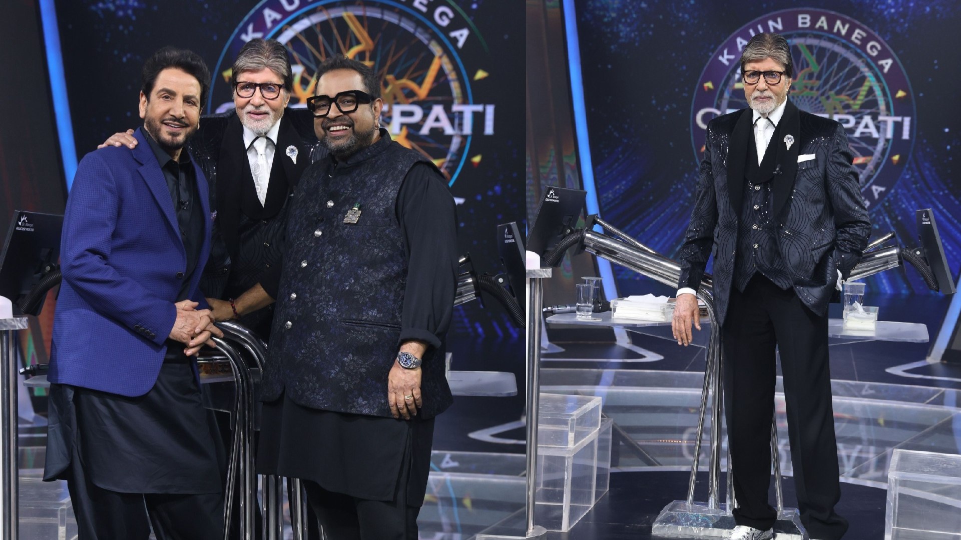 On KBC 16, Amitabh Bachchan warmly hails Shankar Mahadevan, saying, “Kajra Re is a song that can only be sung by Shankar and no one else.”