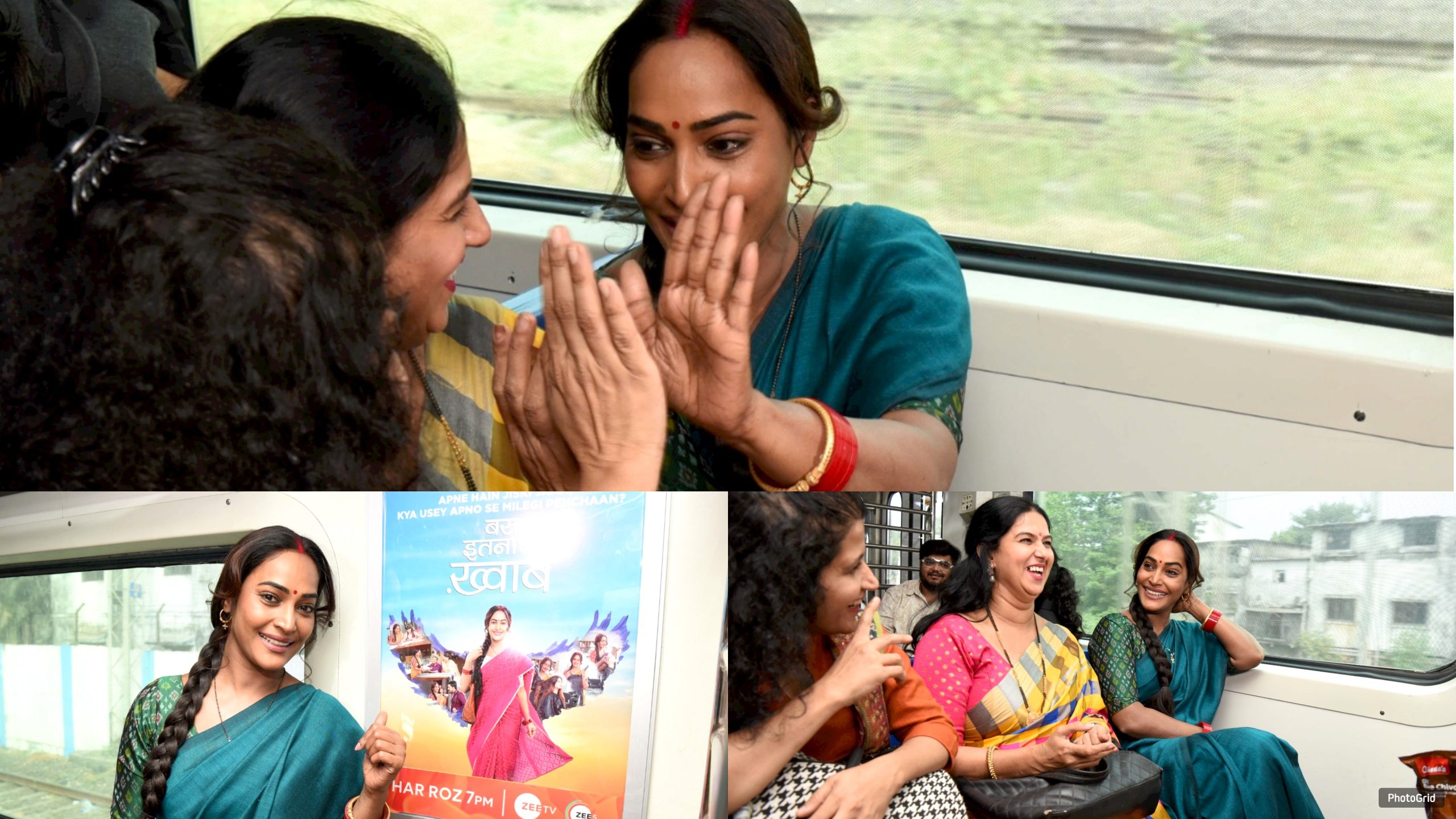 Commuters thrilled as Rajashree Thakur rides the Mumbai local to celebrate the everyday Avanis of Mumbai!